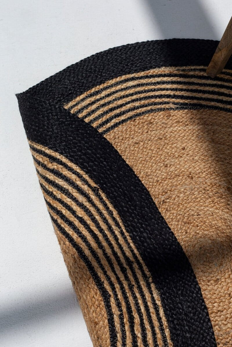Harmony Blend - Jute Braided Round Rug (4 Sizes) Braided -- Braided Rug Homekode