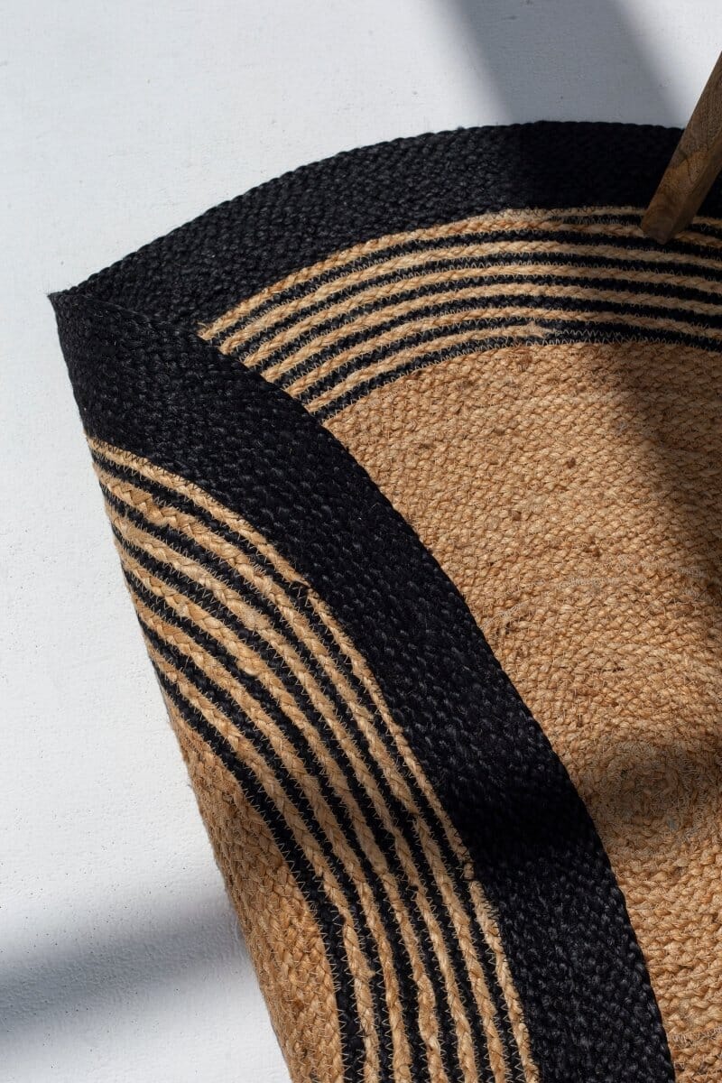 Harmony Blend - Jute Braided Round Rug (4 Sizes) Braided -- Braided Rug Homekode