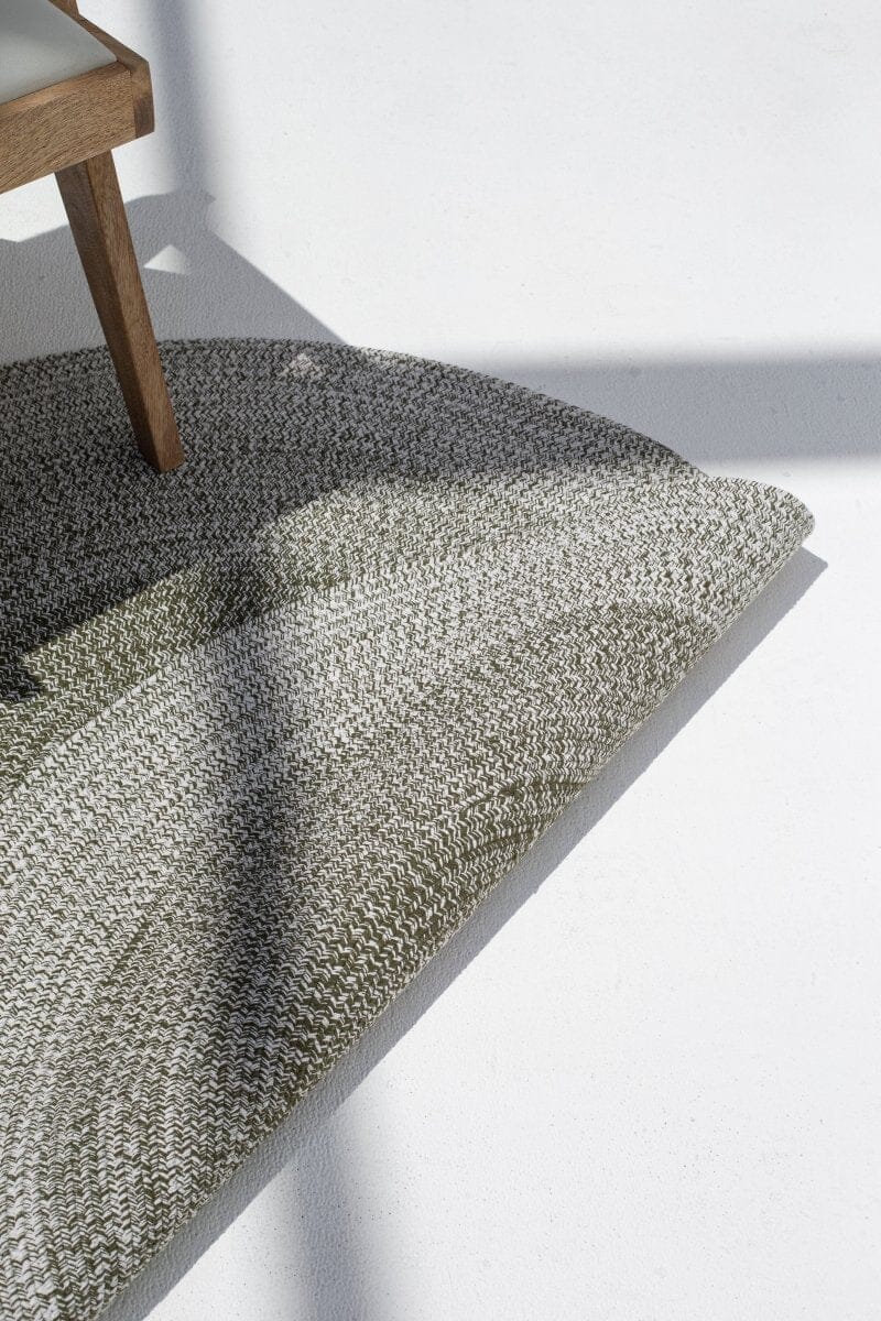 Meadow Green & Grey Braided Rug (3 Sizes) rugs