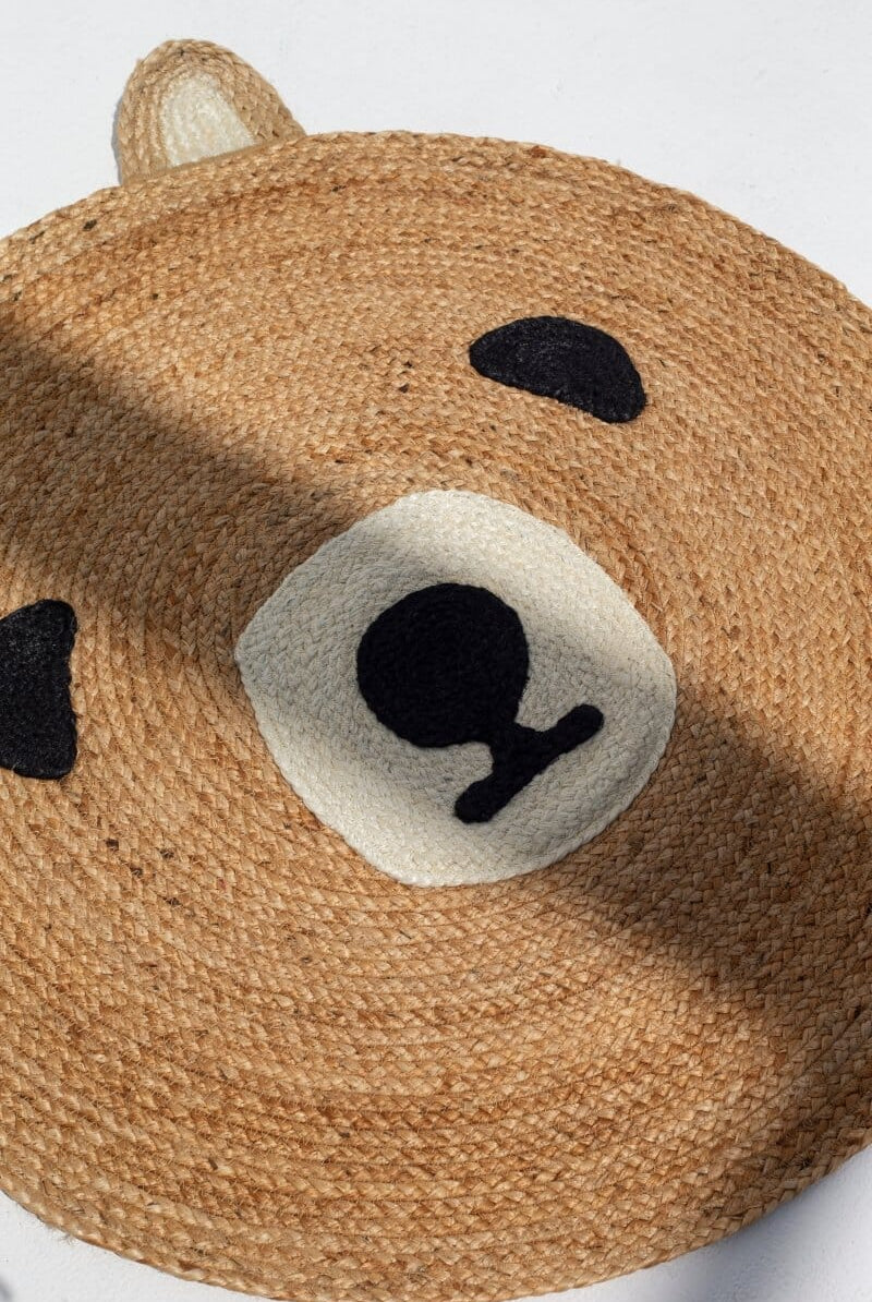 Bear Hug - Jute Braided Rug (90 CM) Braided -- Braided Rug