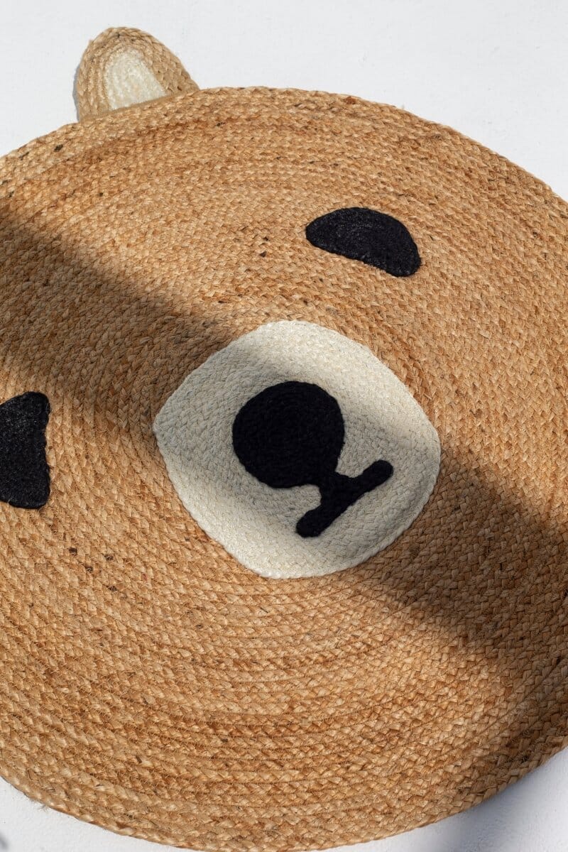 Bear Hug - Jute Braided Rug (90 CM) Braided -- Braided Rug
