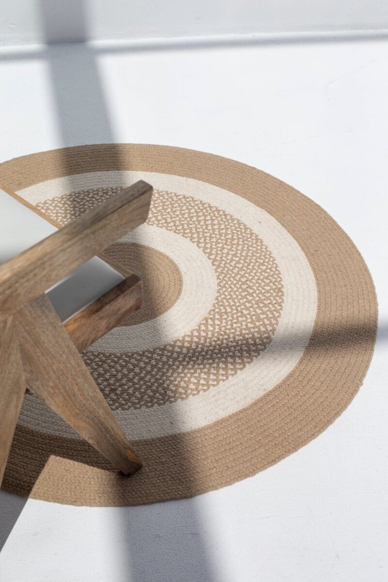 Heritage Circles - Wool Braided Round Rug (4 Sizes)