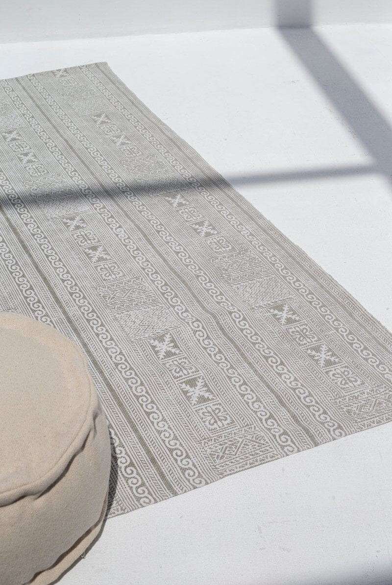 Verdant Bohemian Haven - Screen Printed Rug (140x200 CM)
