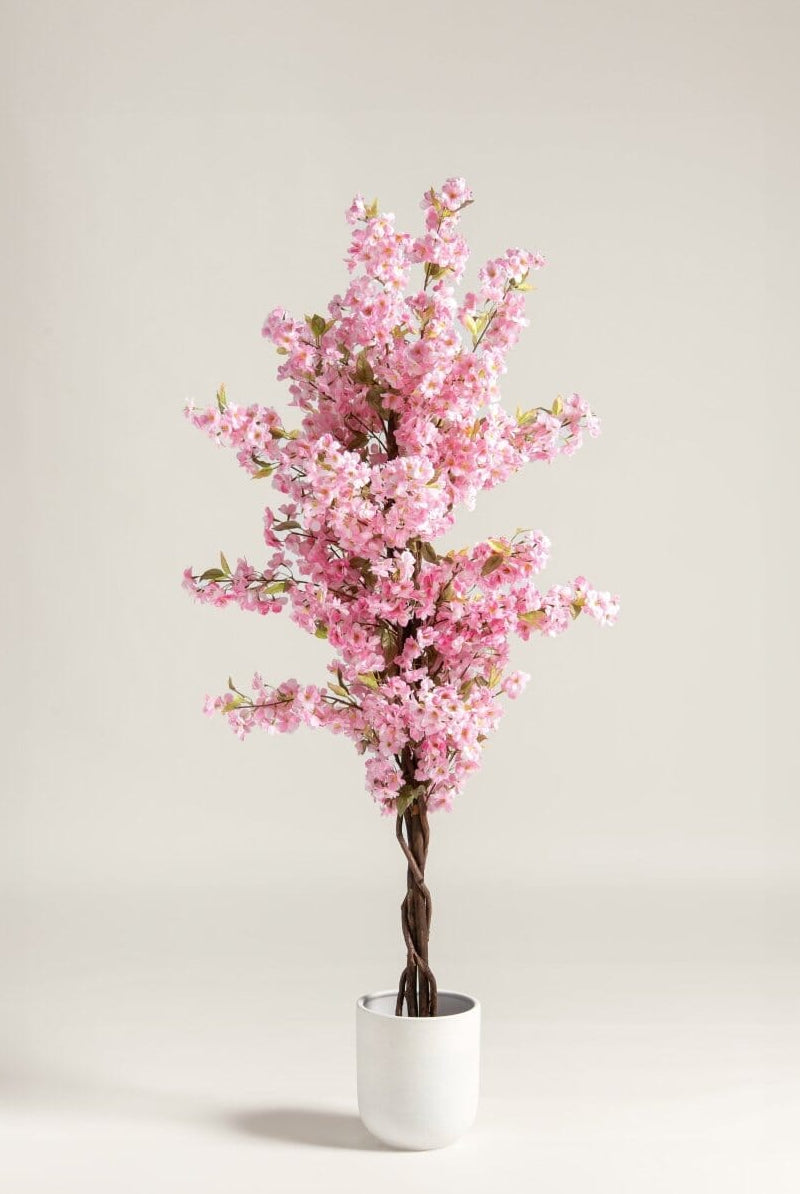 Pink Cherry Blossom Artificial Plant