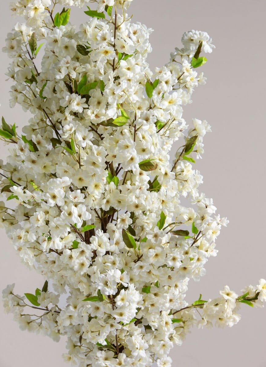 White Cherry Blossomificial Plant (Pot not included)