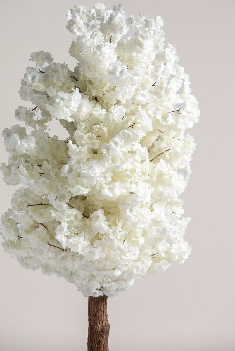 Prunus Serrulata Blossomificial Tree With Natural Wood Trunk (3 Sizes)