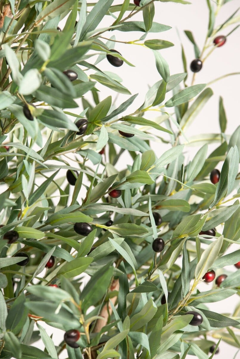 Olea Europaeaificial Tree With Natural Wood Trunk (3 Sizes)