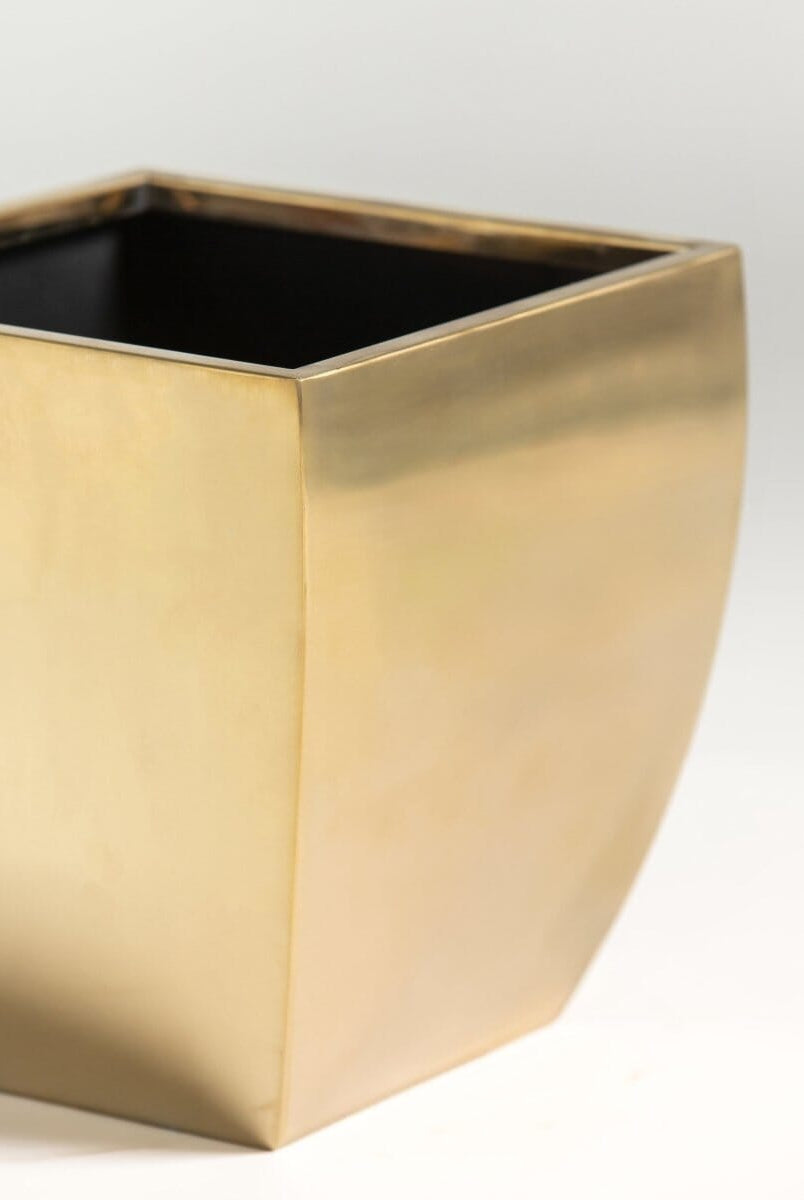 Radiant Gold Metal Pot