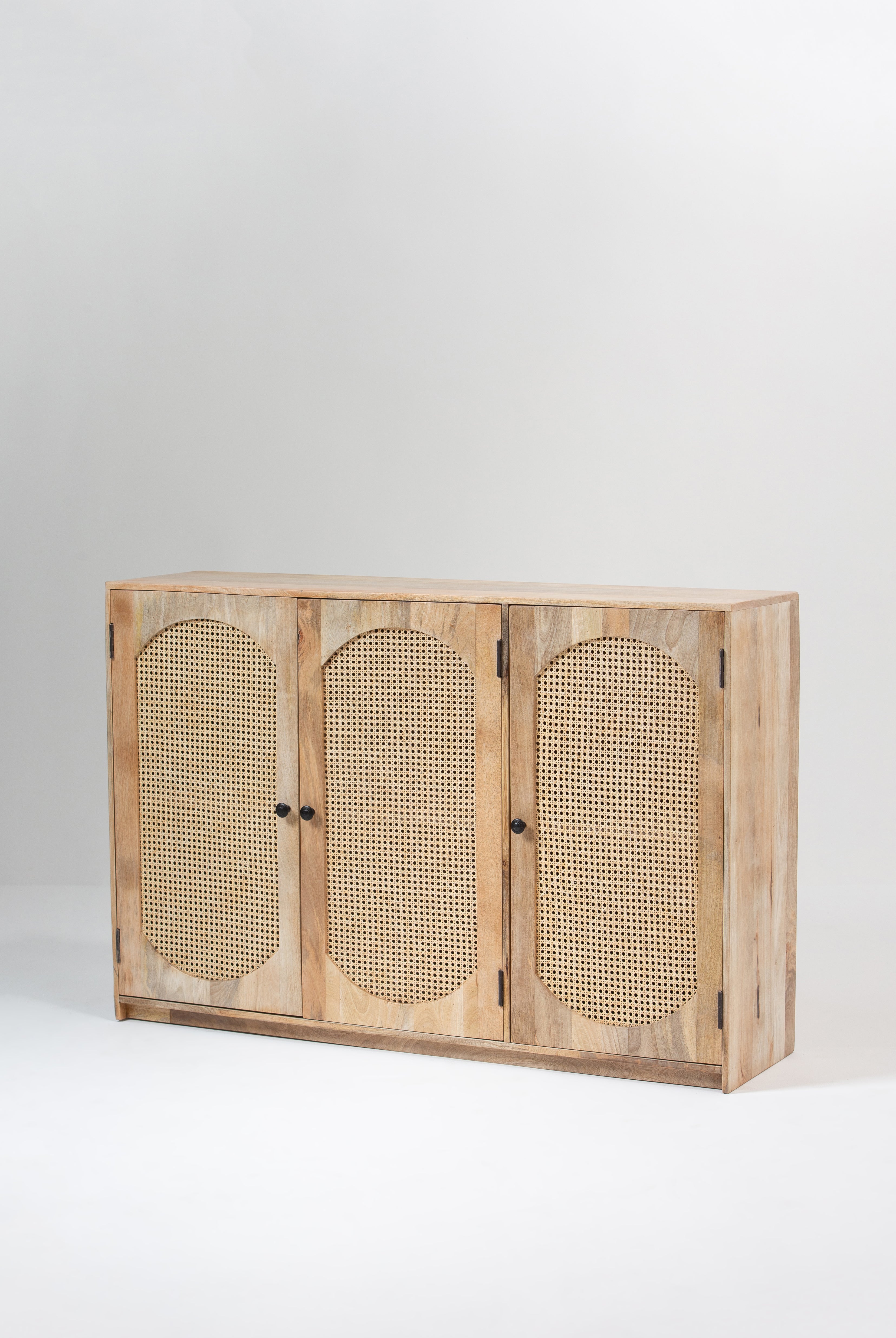 Mirna Rattan Wood Sideboard