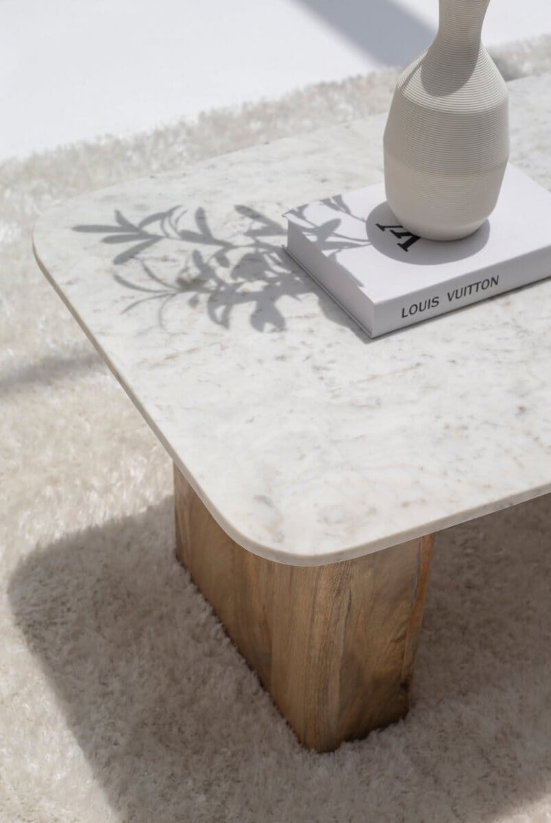 Lucille Marble Coffee Table Coffee Tables