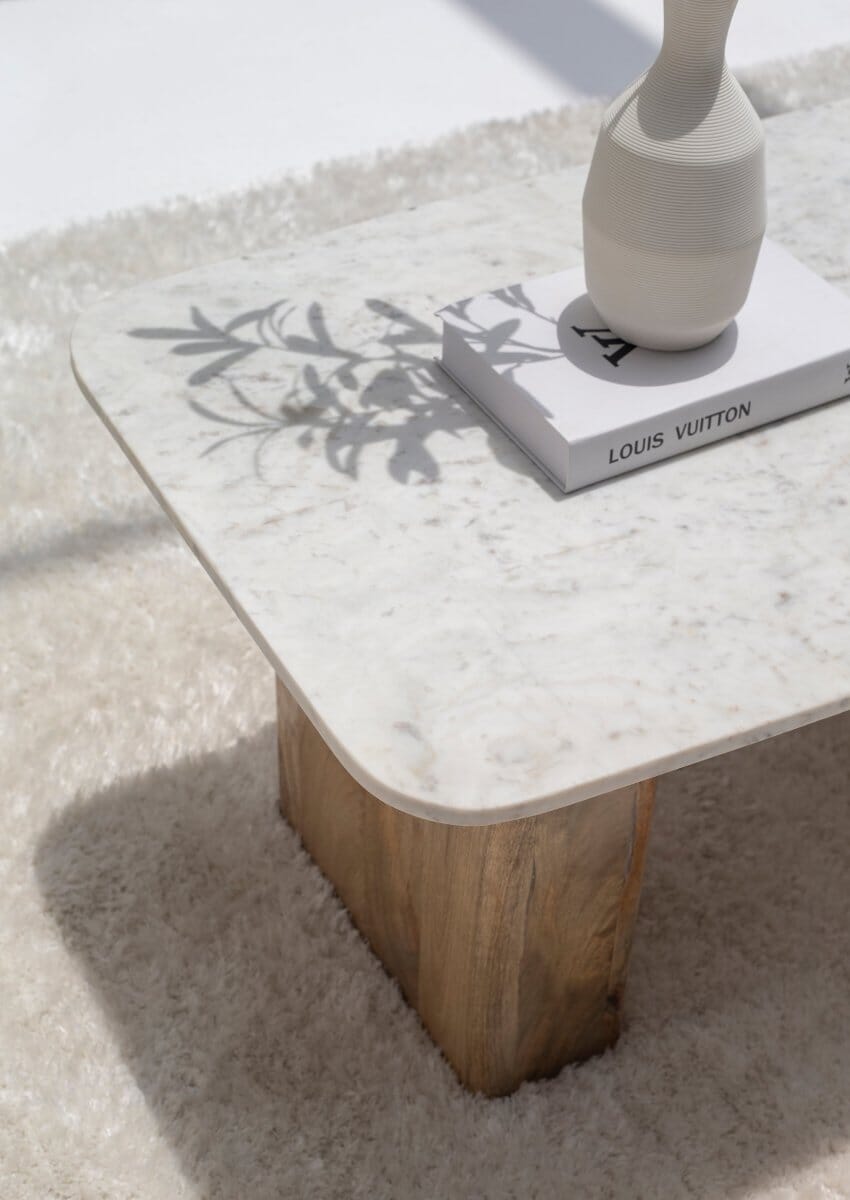 Lucille Marble Coffee Table Coffee Tables