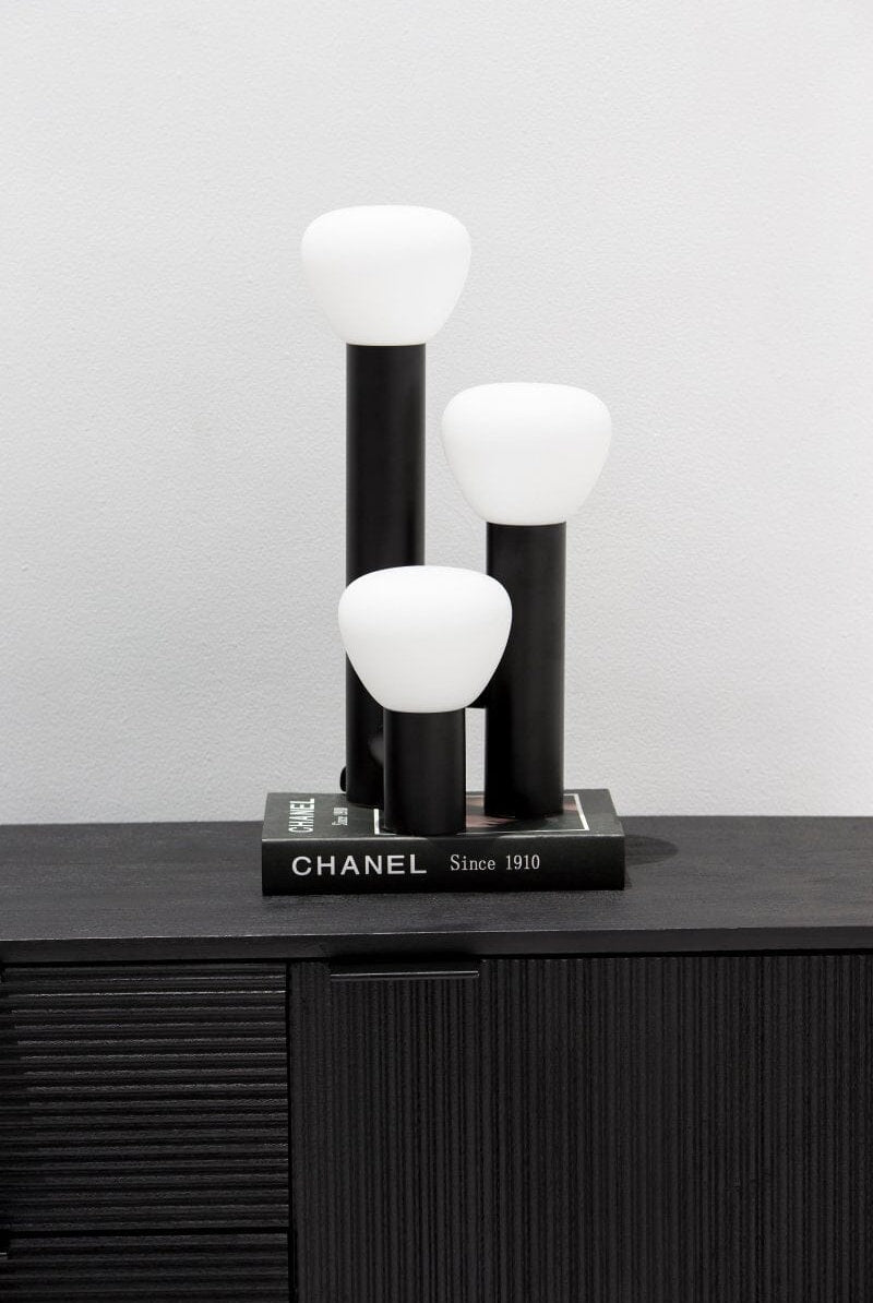 Allure Black Three heads Table Lamp