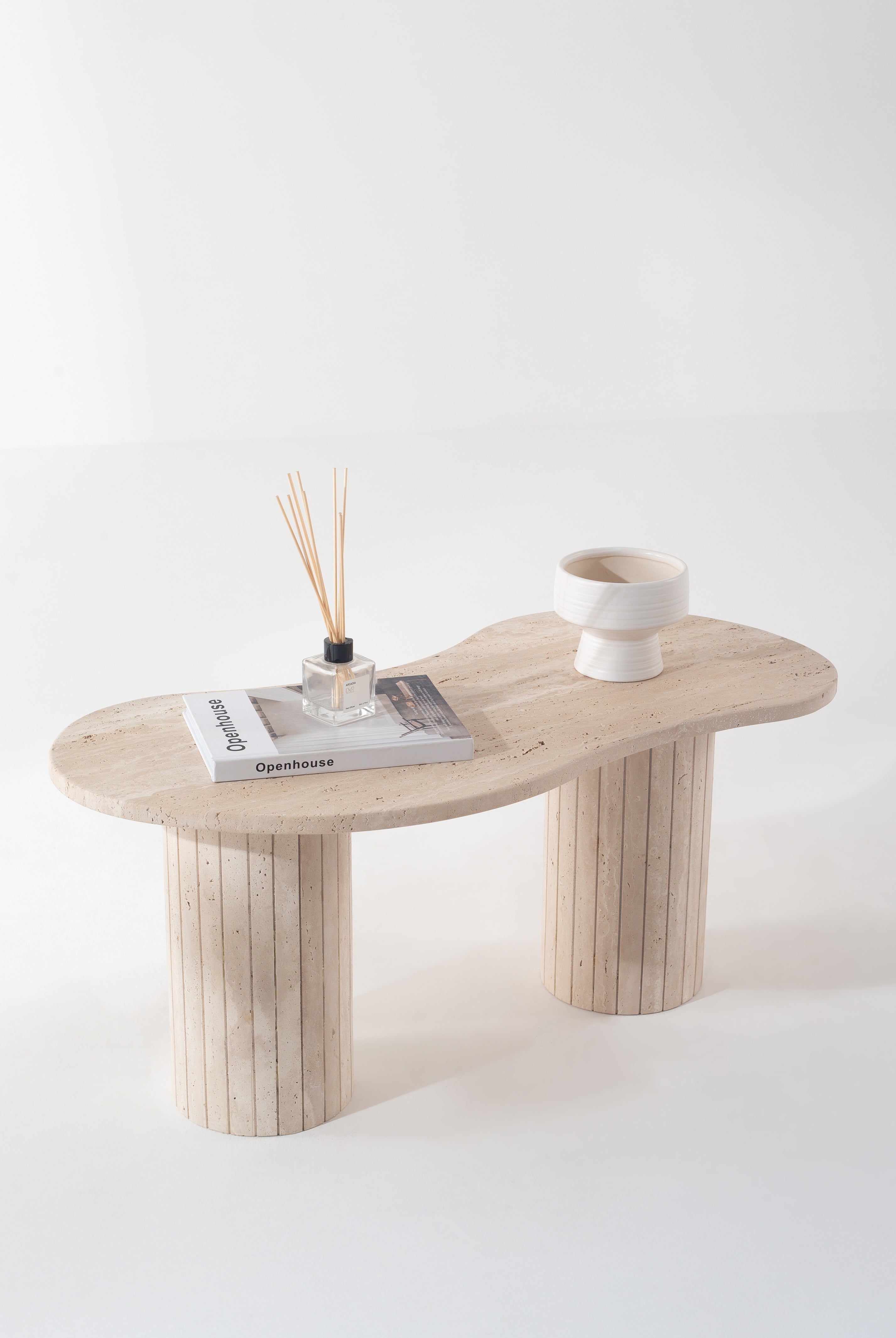 Lioren Travertine Coffee Table