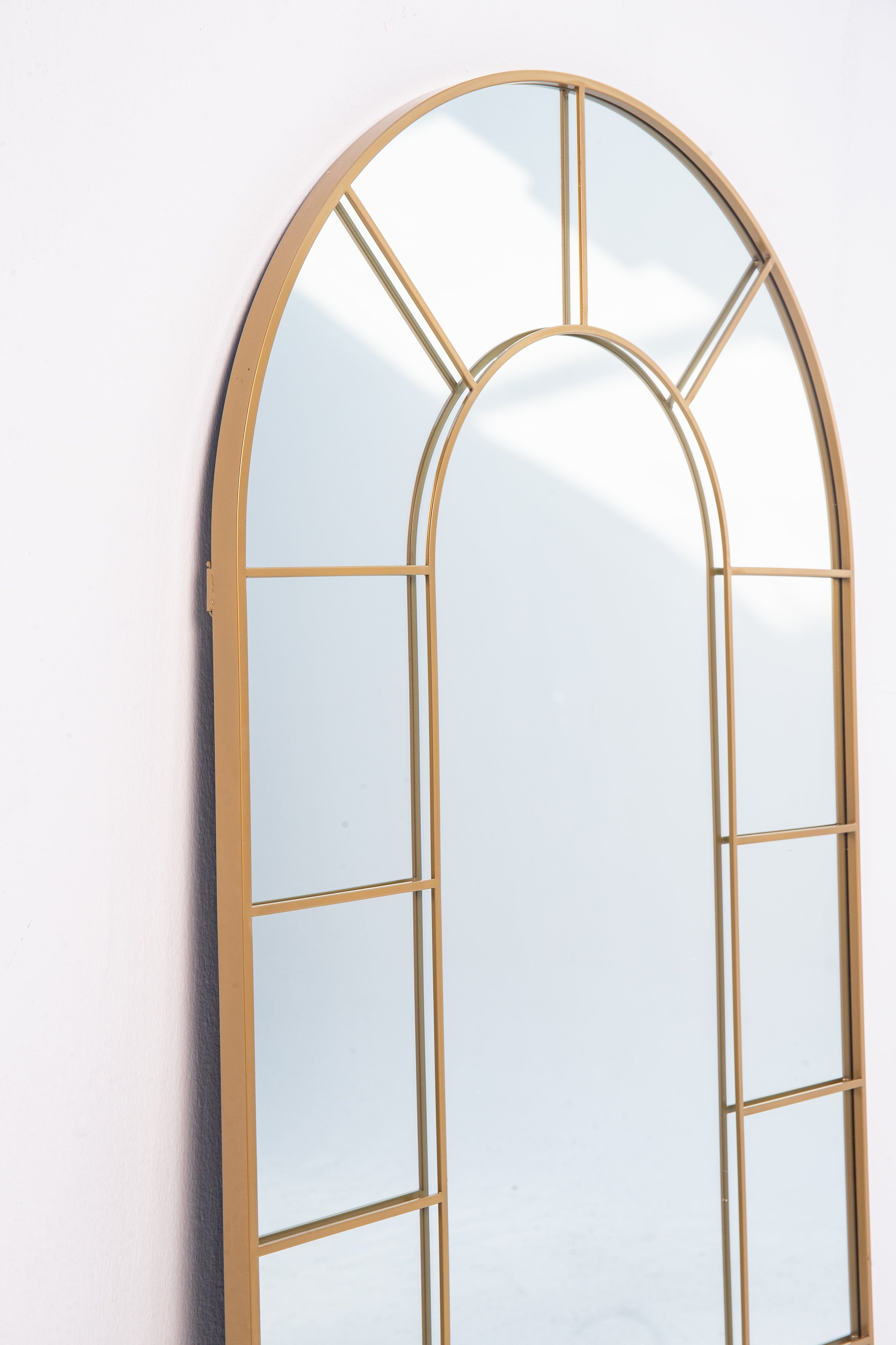 Window Arch Gold Mirror (3 sizes) Mirrors Homekode