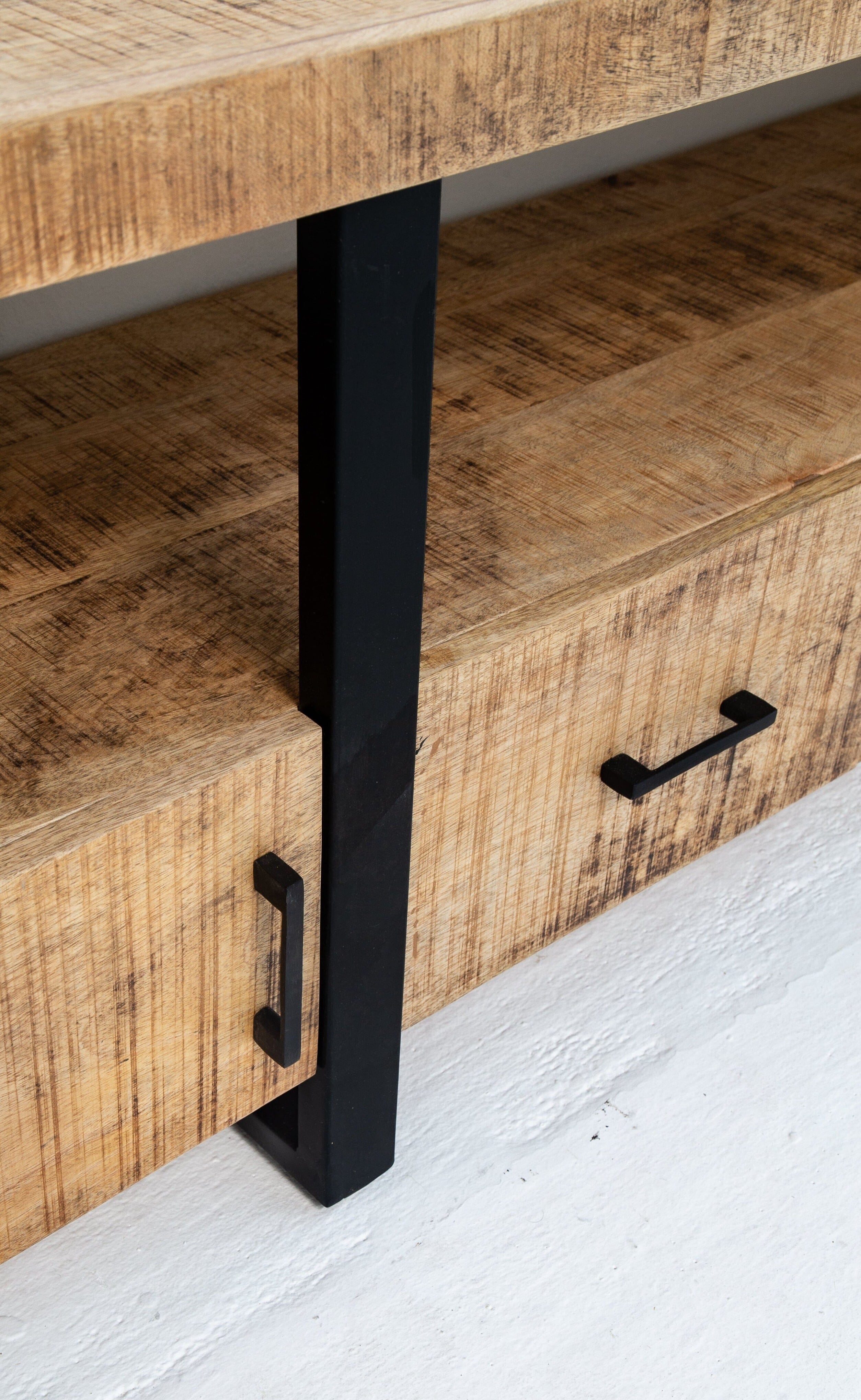 Wooden 3 Drawers TV Console Homekode