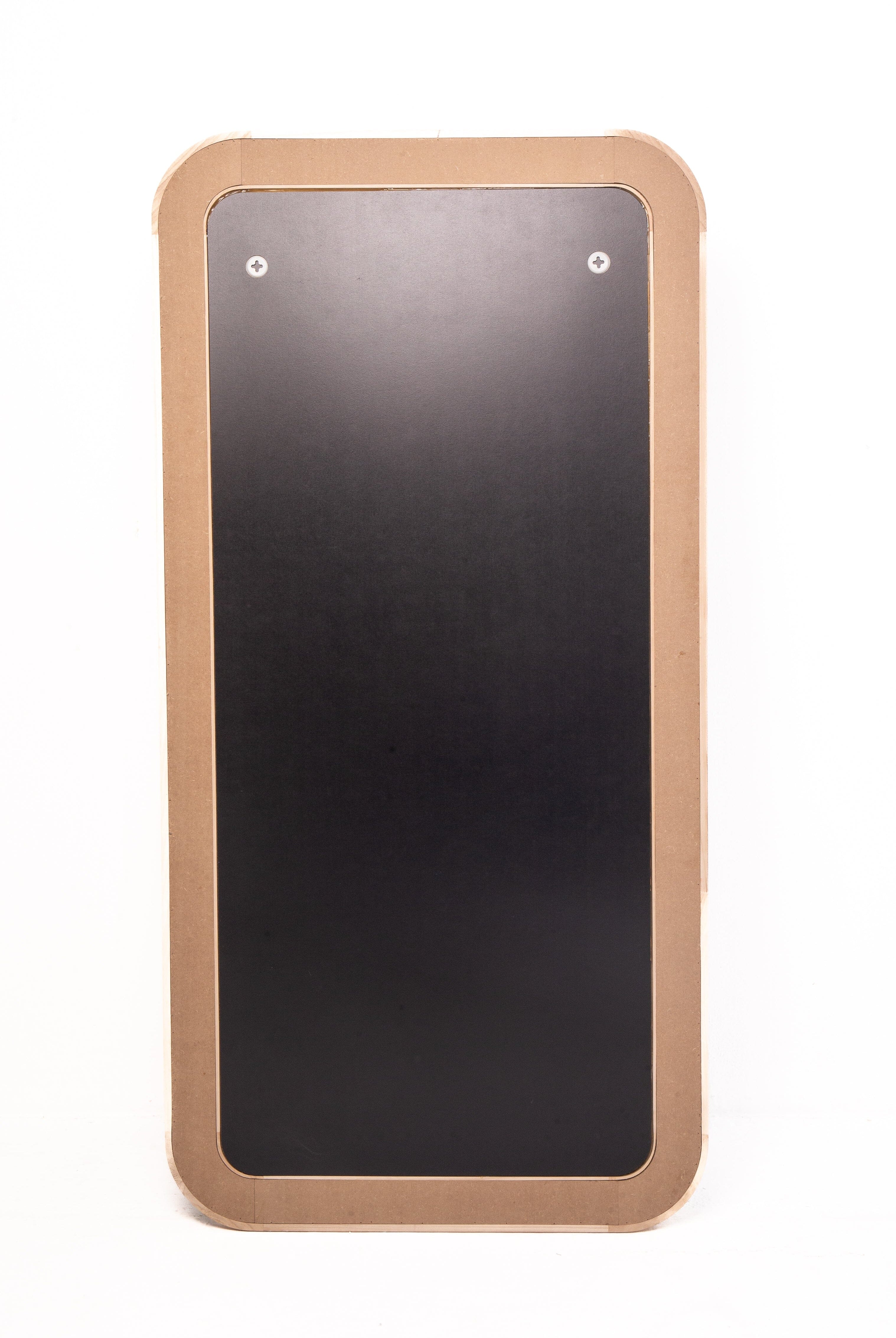 Noelle Rattan Rectangular Rounded Corners Full Length Mirror (180X80 CM) Mirrors Homekode