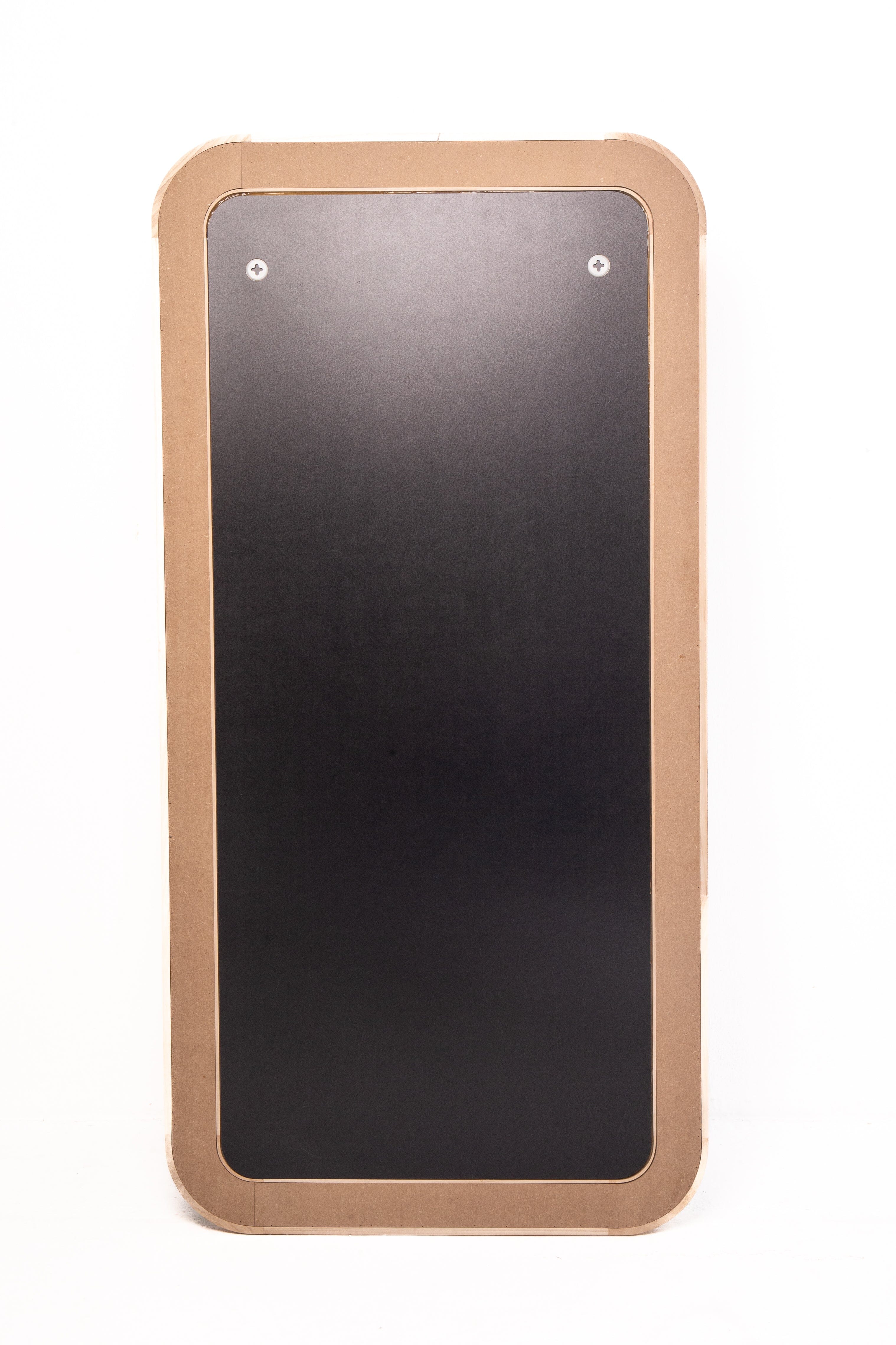 Noelle Rattan Rectangular Rounded Corners Full Length Mirror (180X80 CM) Mirrors Homekode