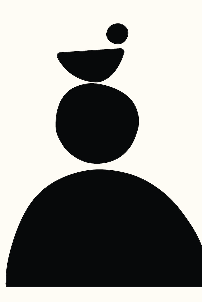 Geometric Poised Forms Wall Art