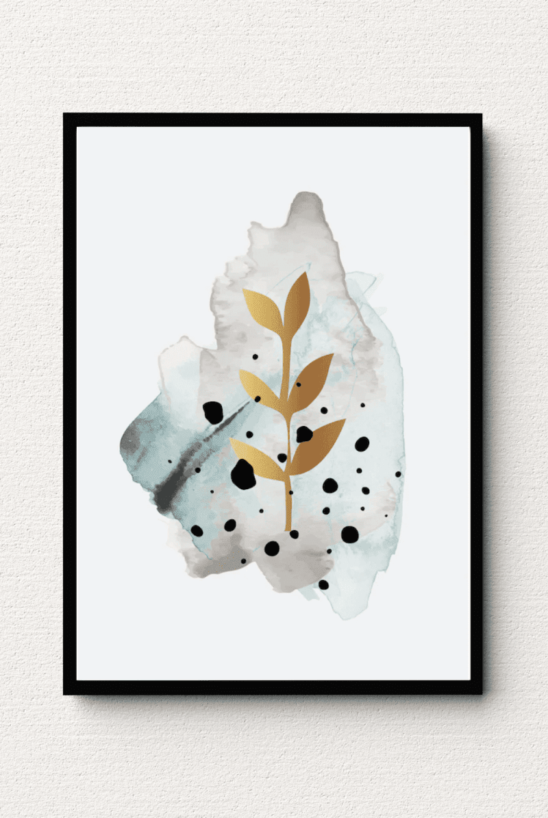 Gilded Serenity Wall Art