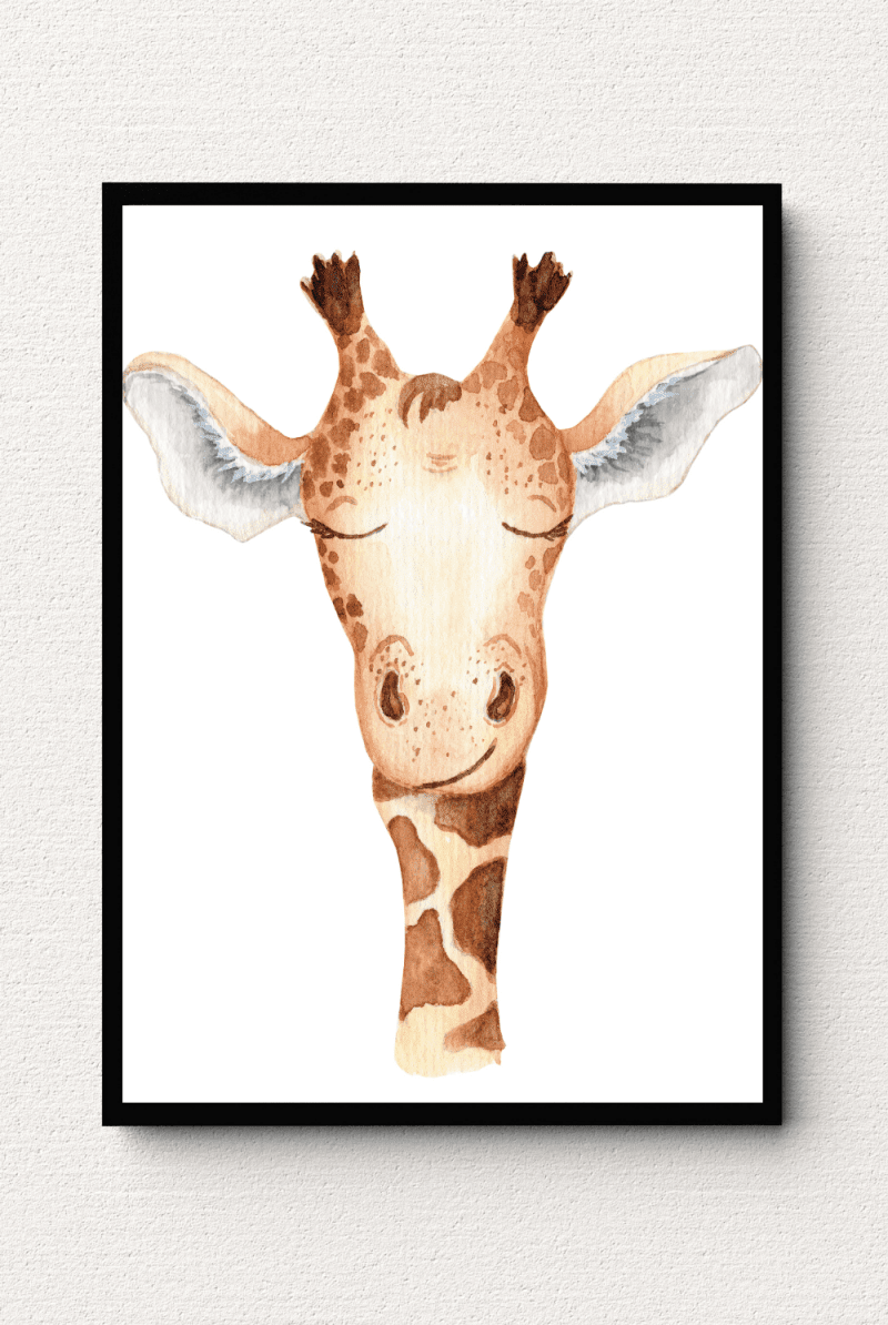 Graceful Giraffe Wall Art