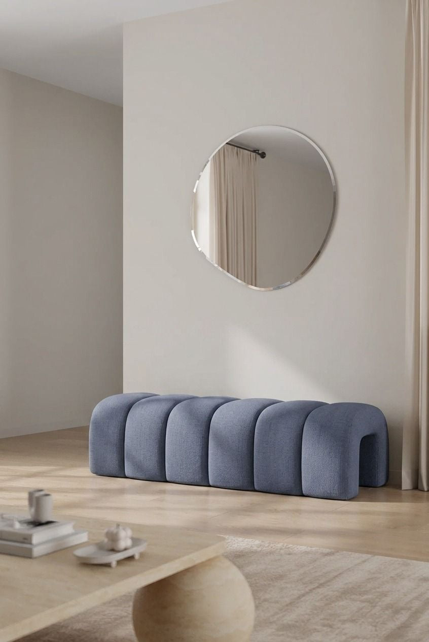 Graciell Dusty Blue Bench