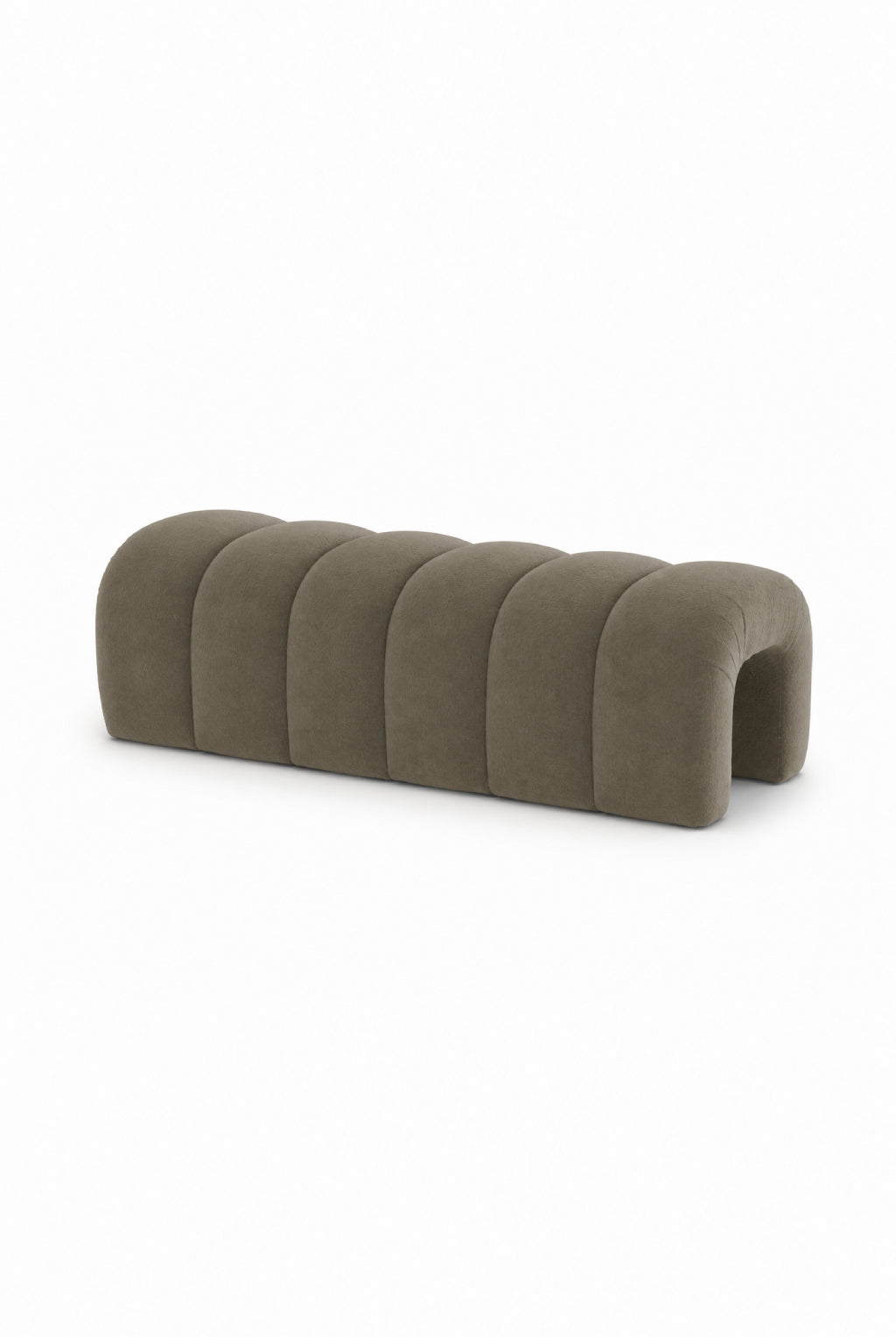 Graciell Greyish Green Bench