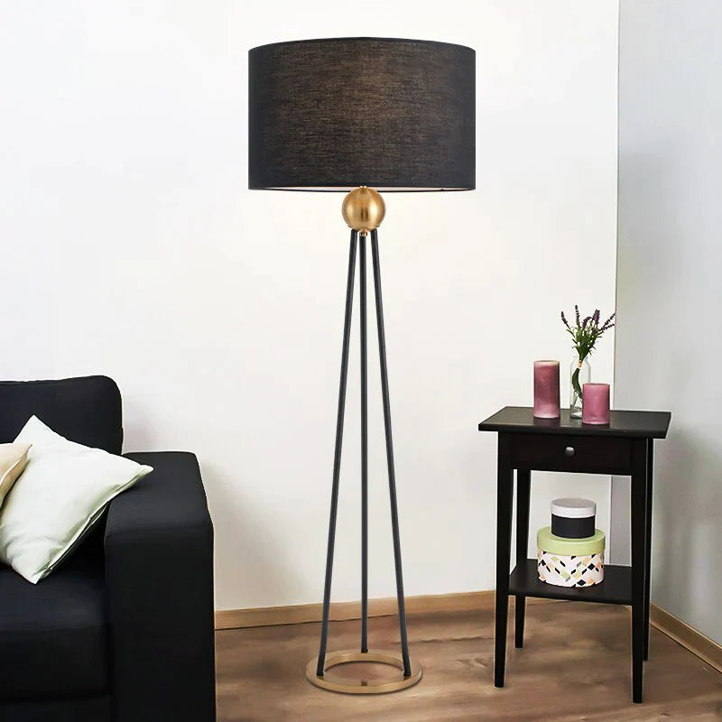 Retro Style Fabric Floor Lamp Homekode