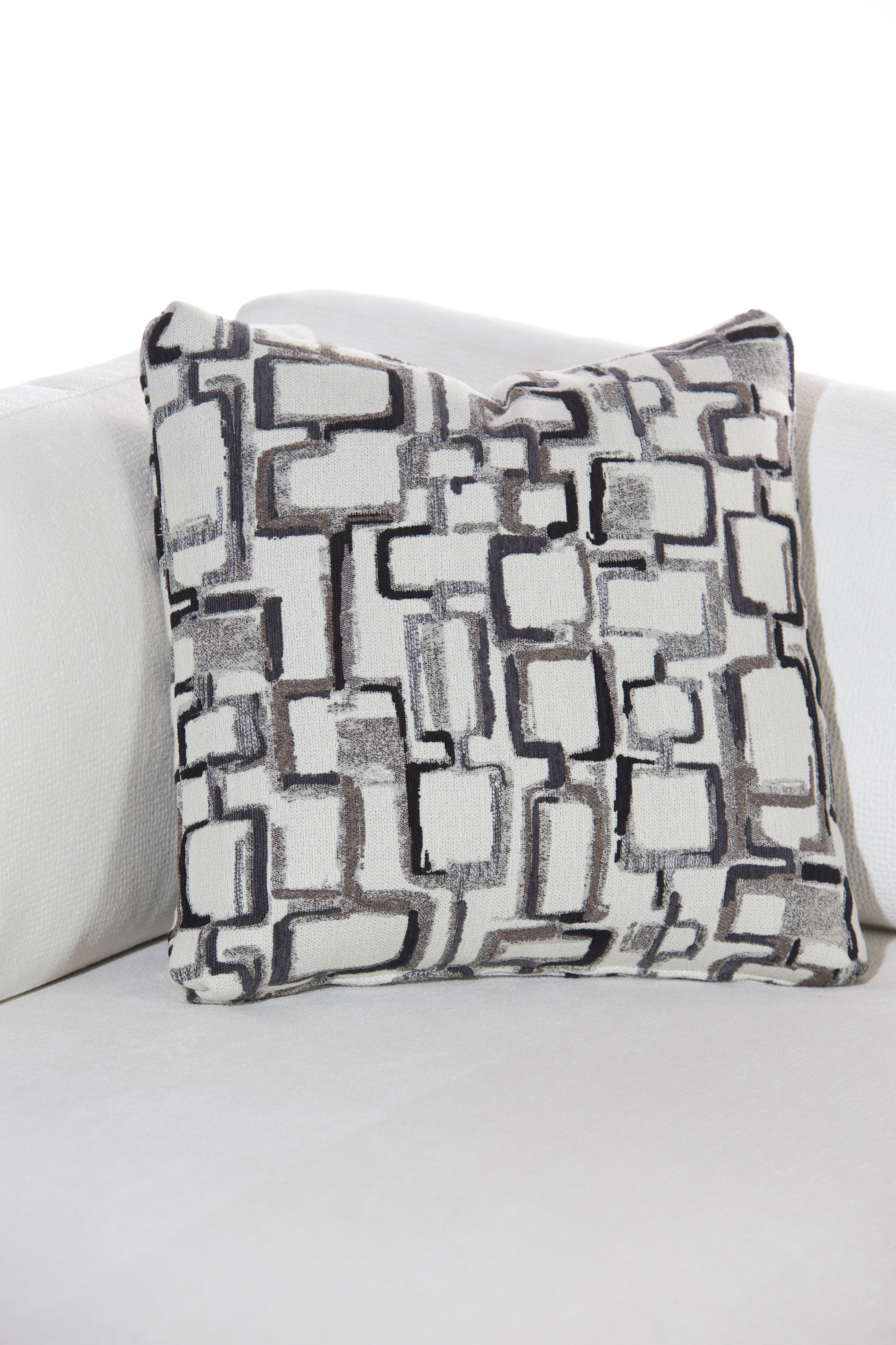 Cubic Noir Cushion With Filler