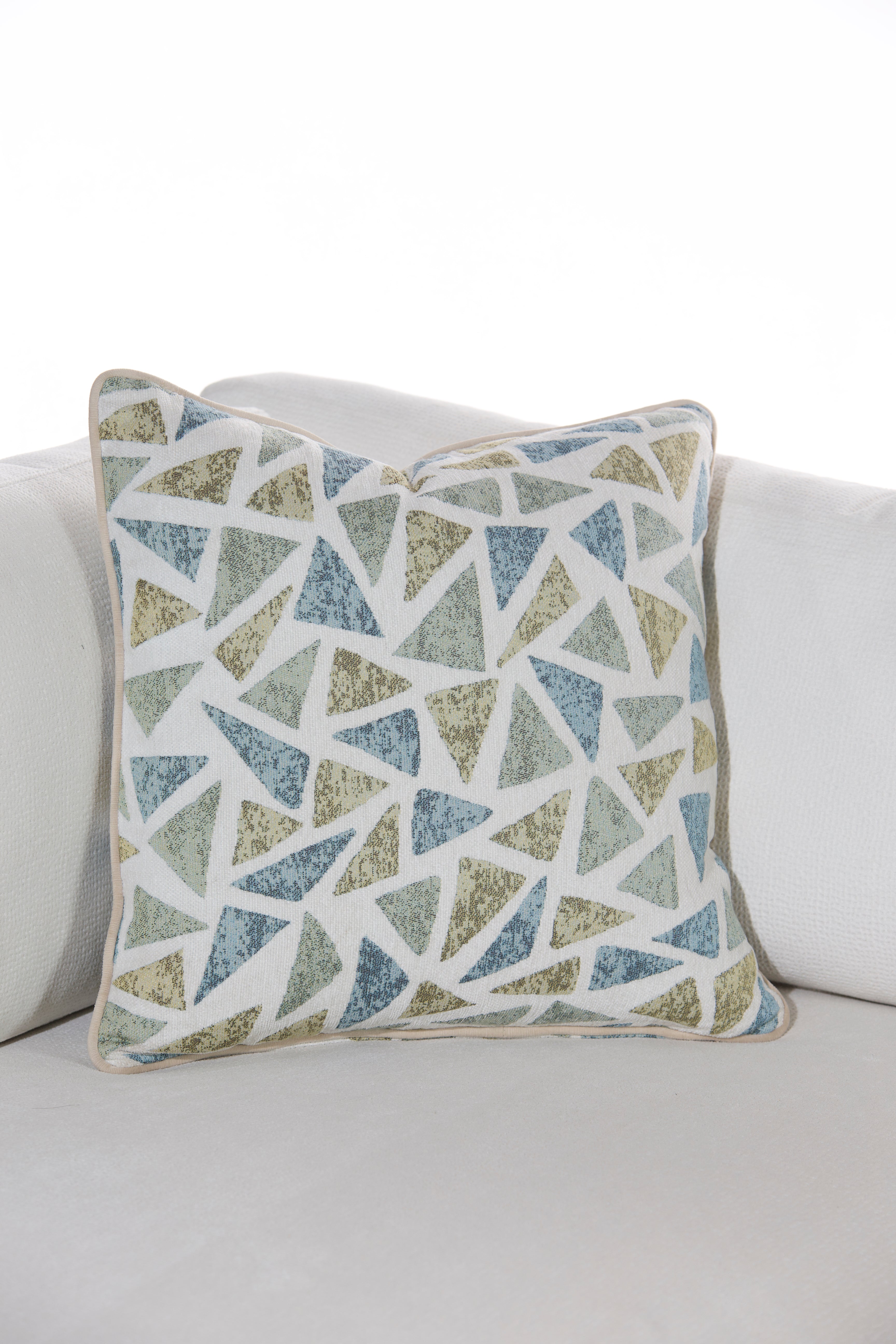 Verdant Prism Cushion With Filler