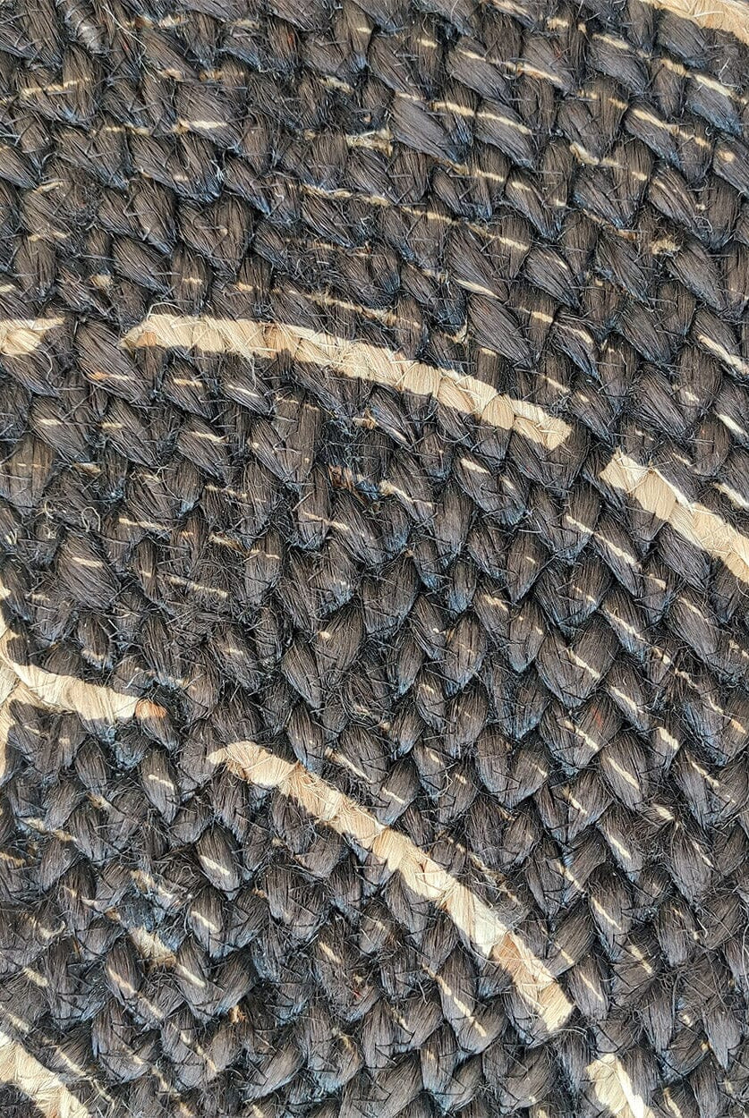 Infinite Swirl - Jute Round Rug (90 CM)