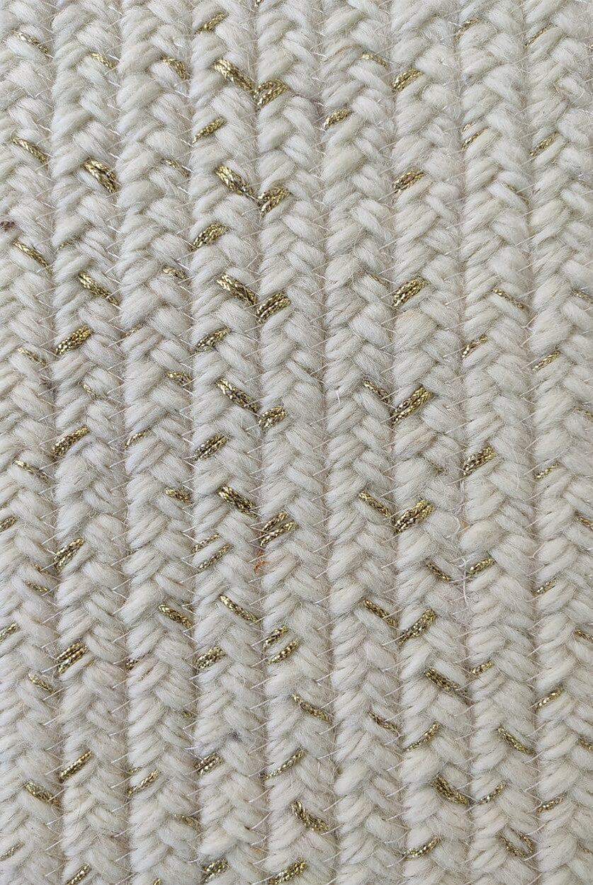 Golden Halo - Wool Braided Rug (80x200 CM)