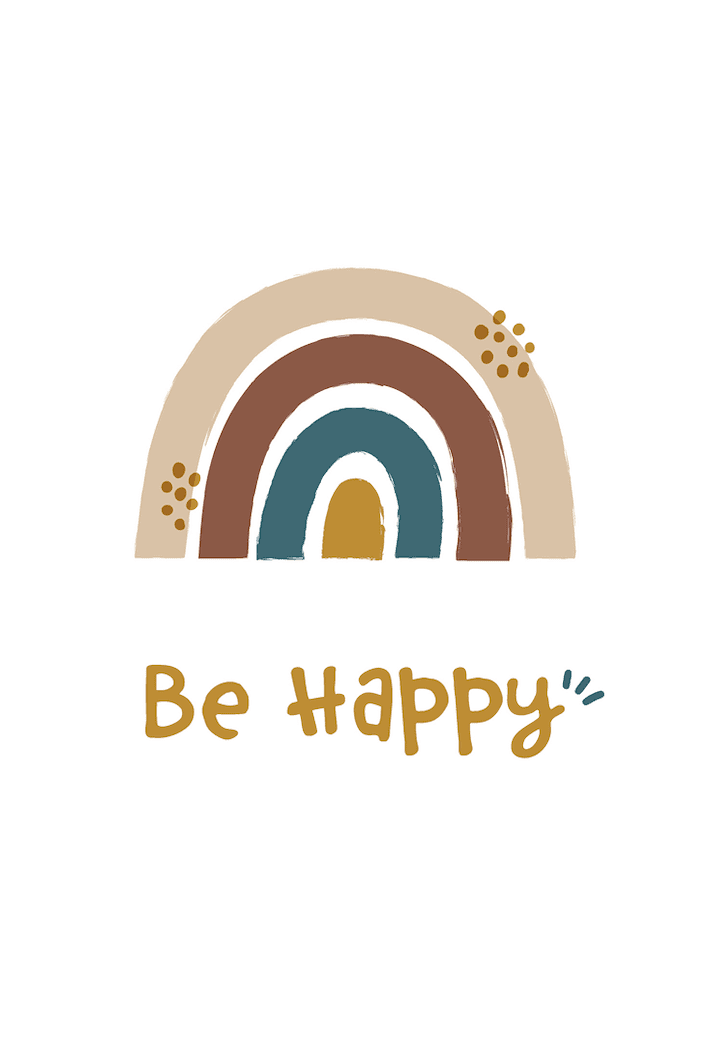 Joyful Rainbow Wall Art