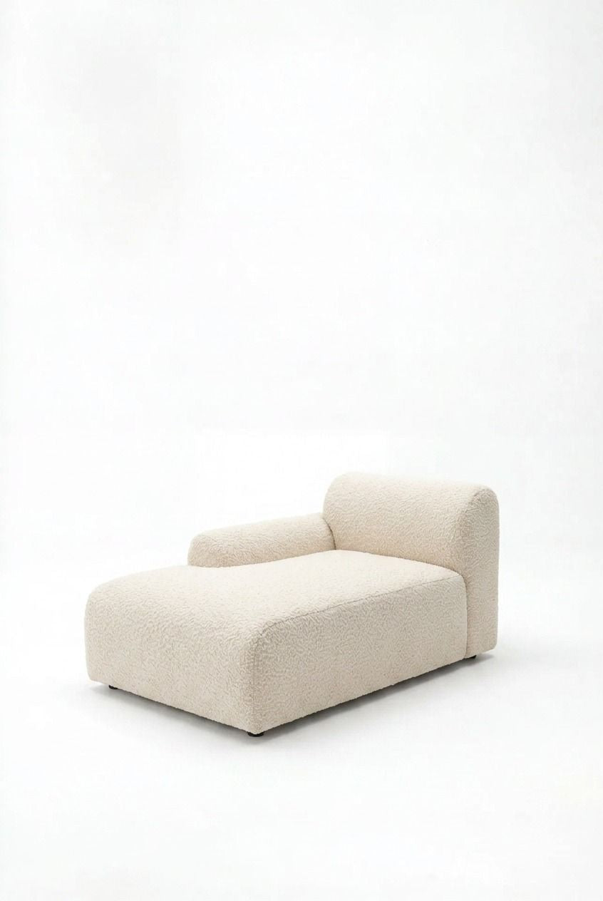 Kallia Cream Boucle Chaise Module