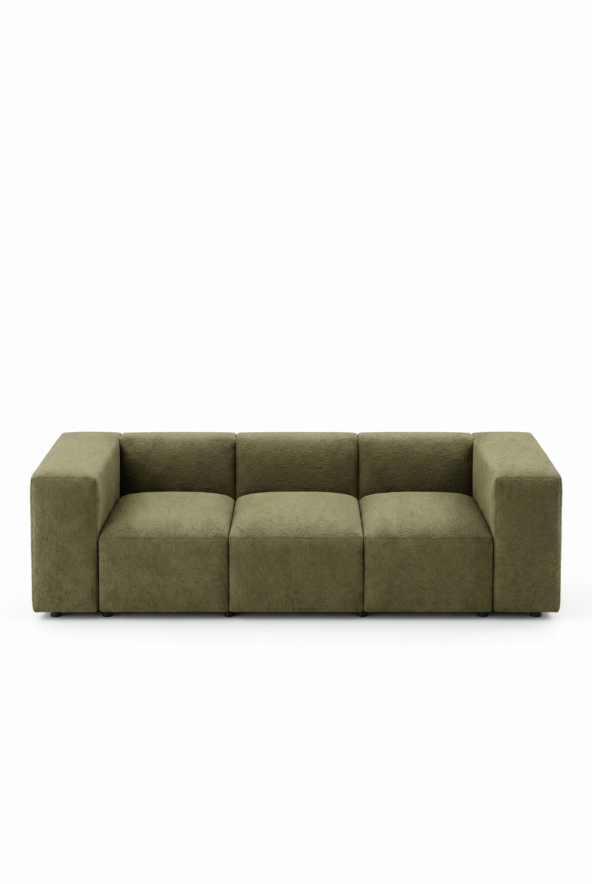 Karina Light Olive Green 3 Seater Sofa