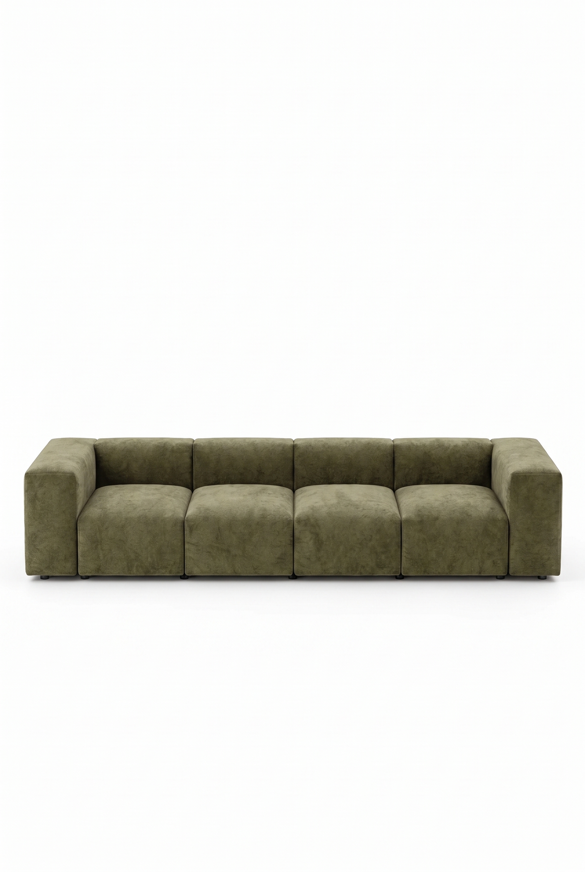 Karina Light Olive Green 4 Seater Sofa