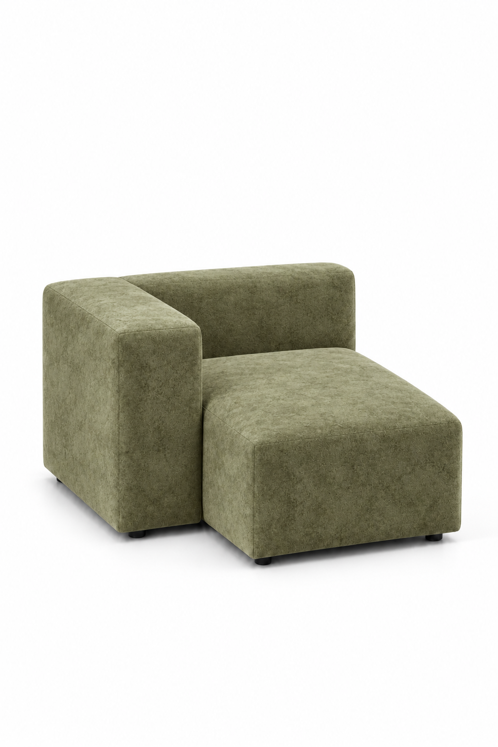 Karina Light Olive Green Chaise Module