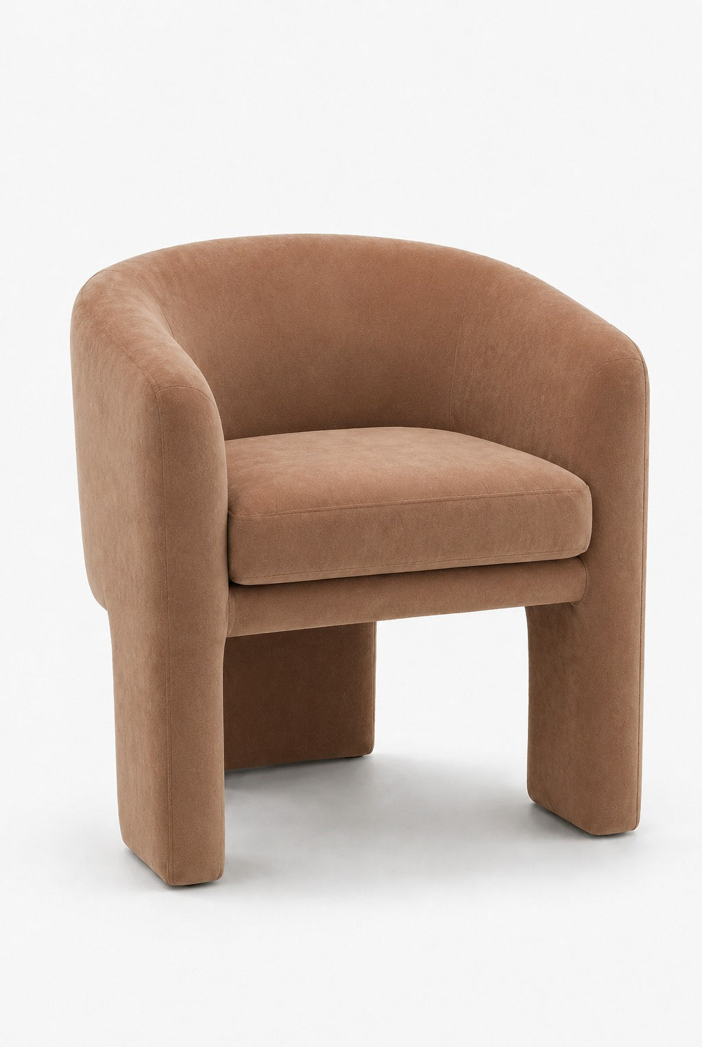Kendra Camel Brown Lounge Chair