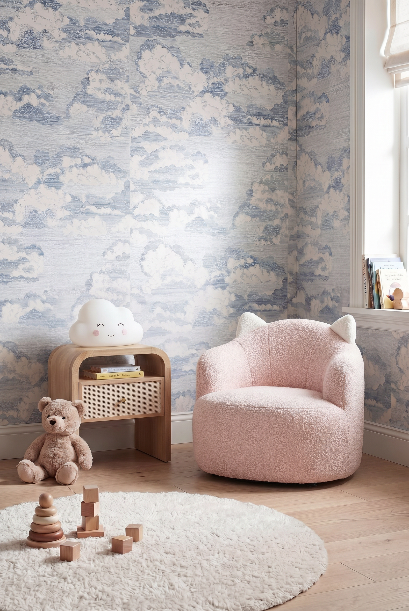 Kiki Kids' Pink Sofa Chair