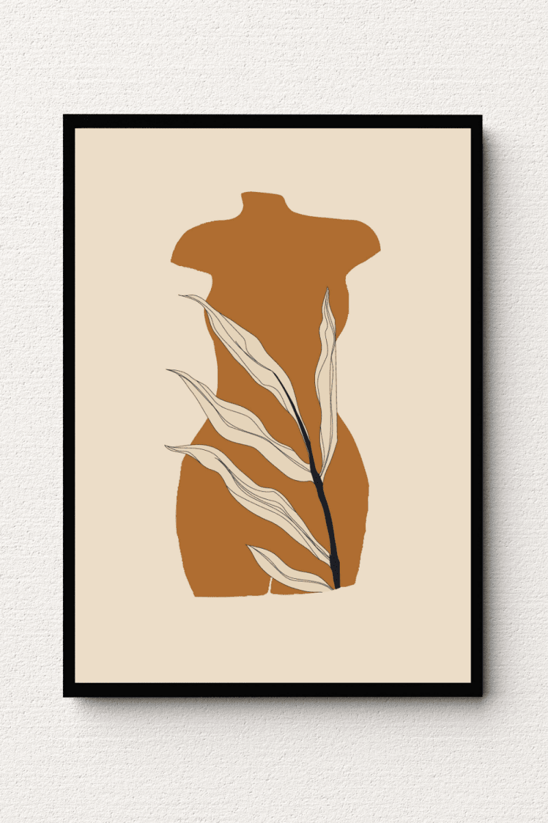 Leafy Maiden Serenity Wall Art