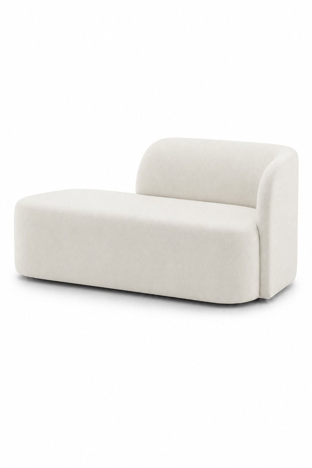 Leonie Ivory Chaise Sofa