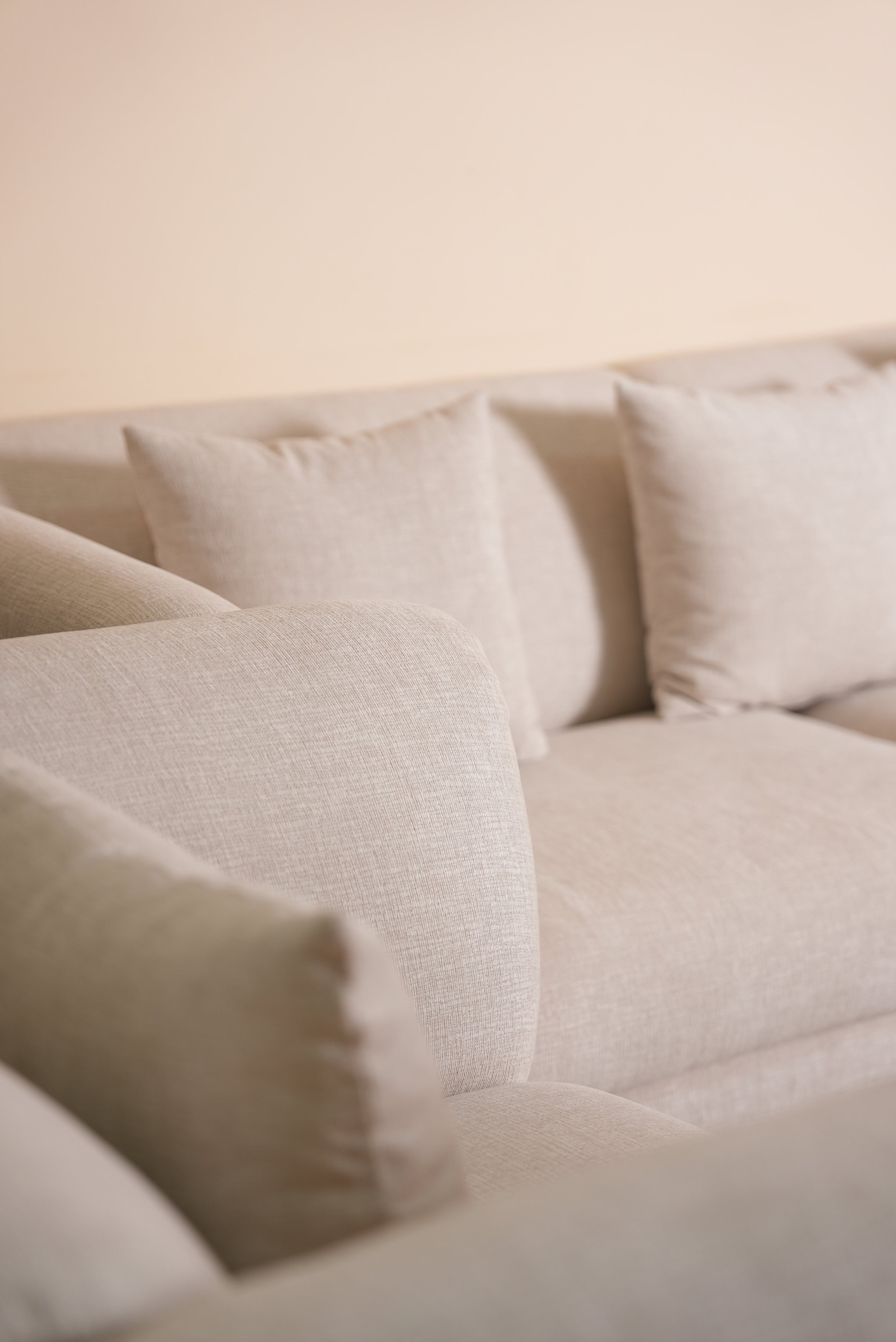 Liana Stone Ivory Sofa Chair