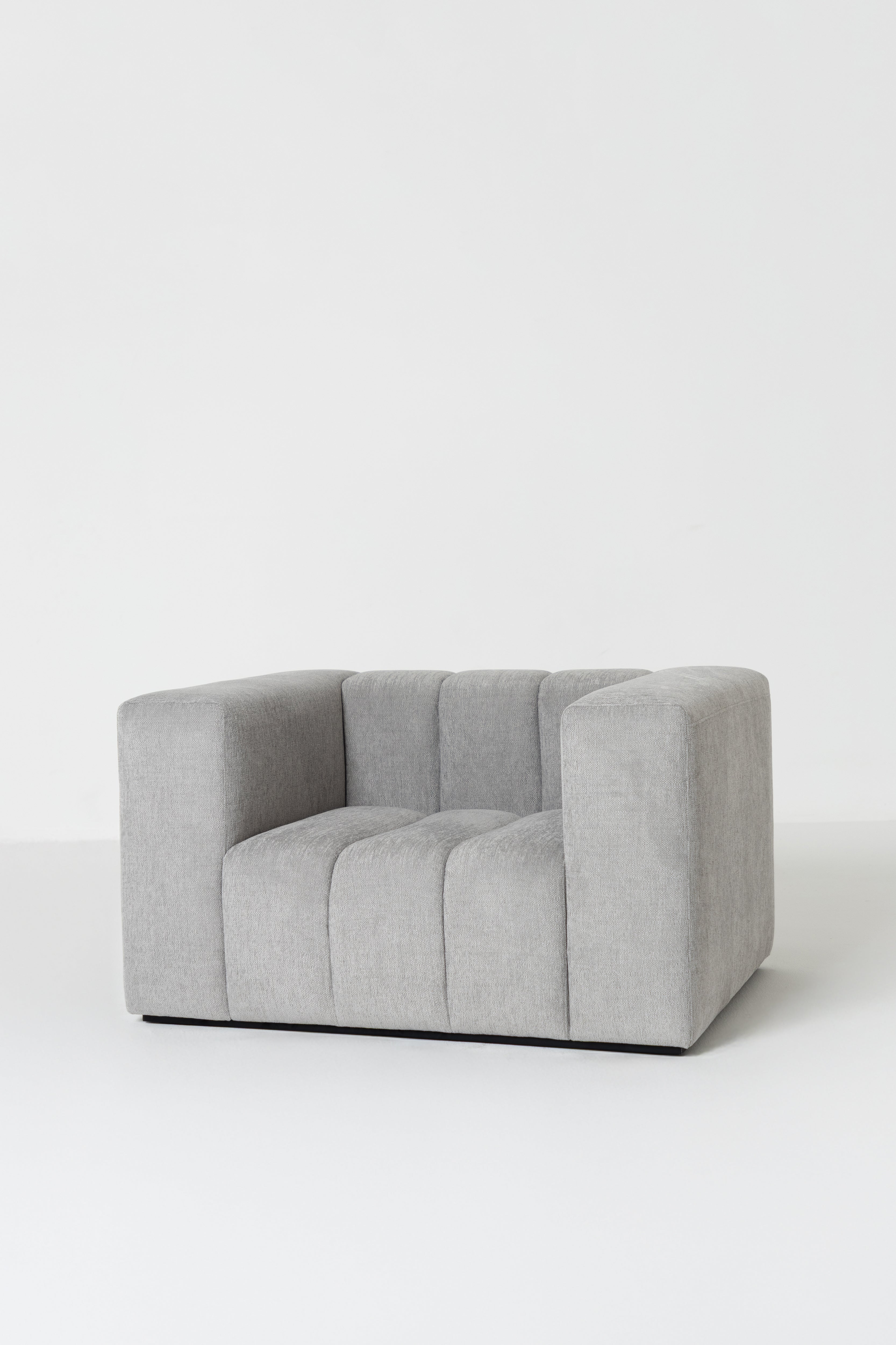 Liorine Silver Mist Sofa Chair