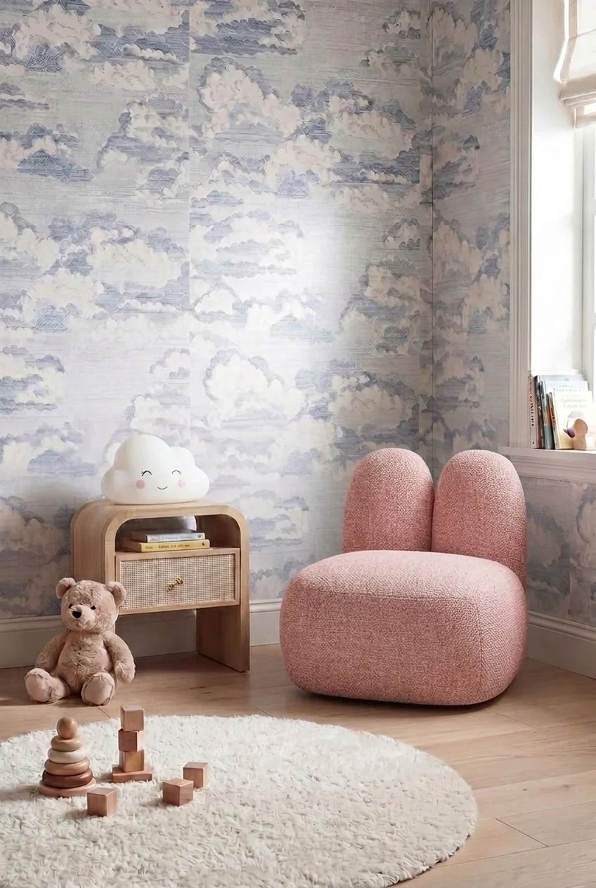 Lumi Kids Mink Blush Sofa Chair