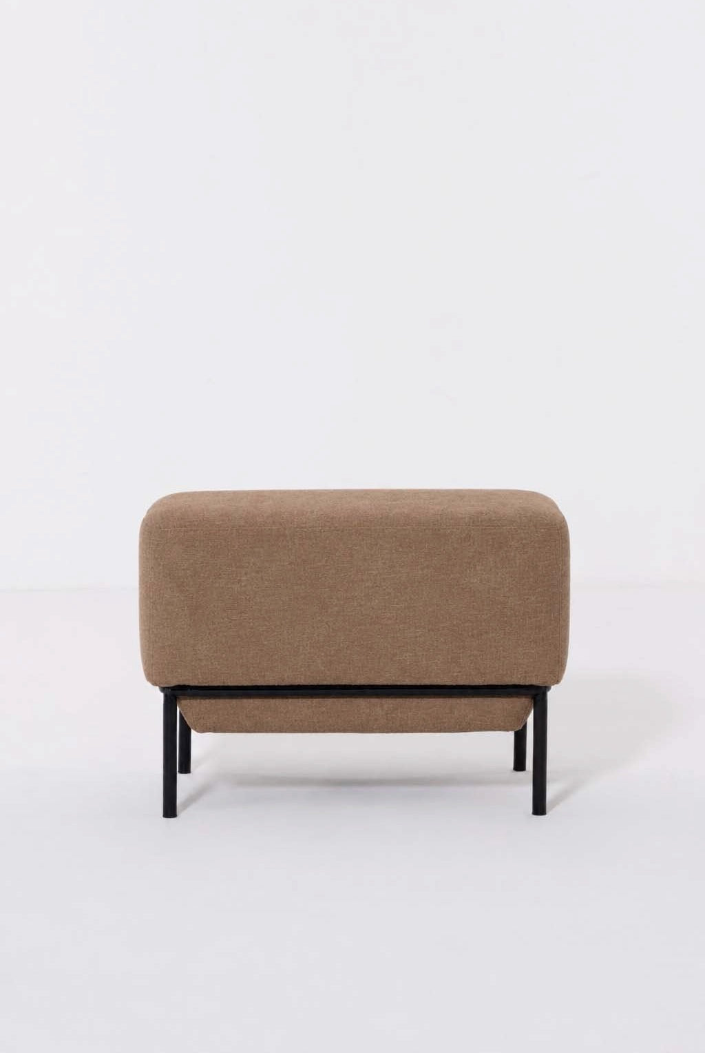 Lunis Light Brown Compact Ottoman