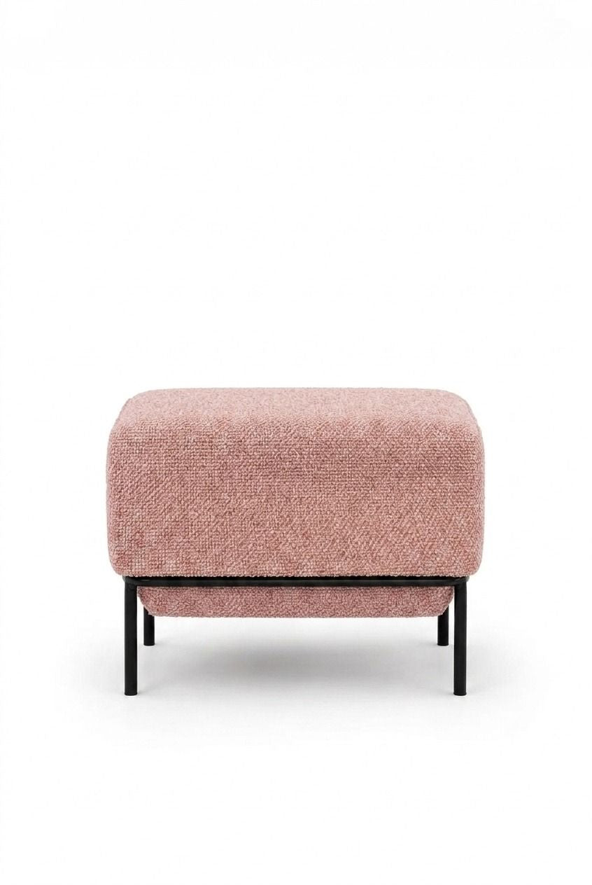 Lunis Mink Blush Compact Ottoman