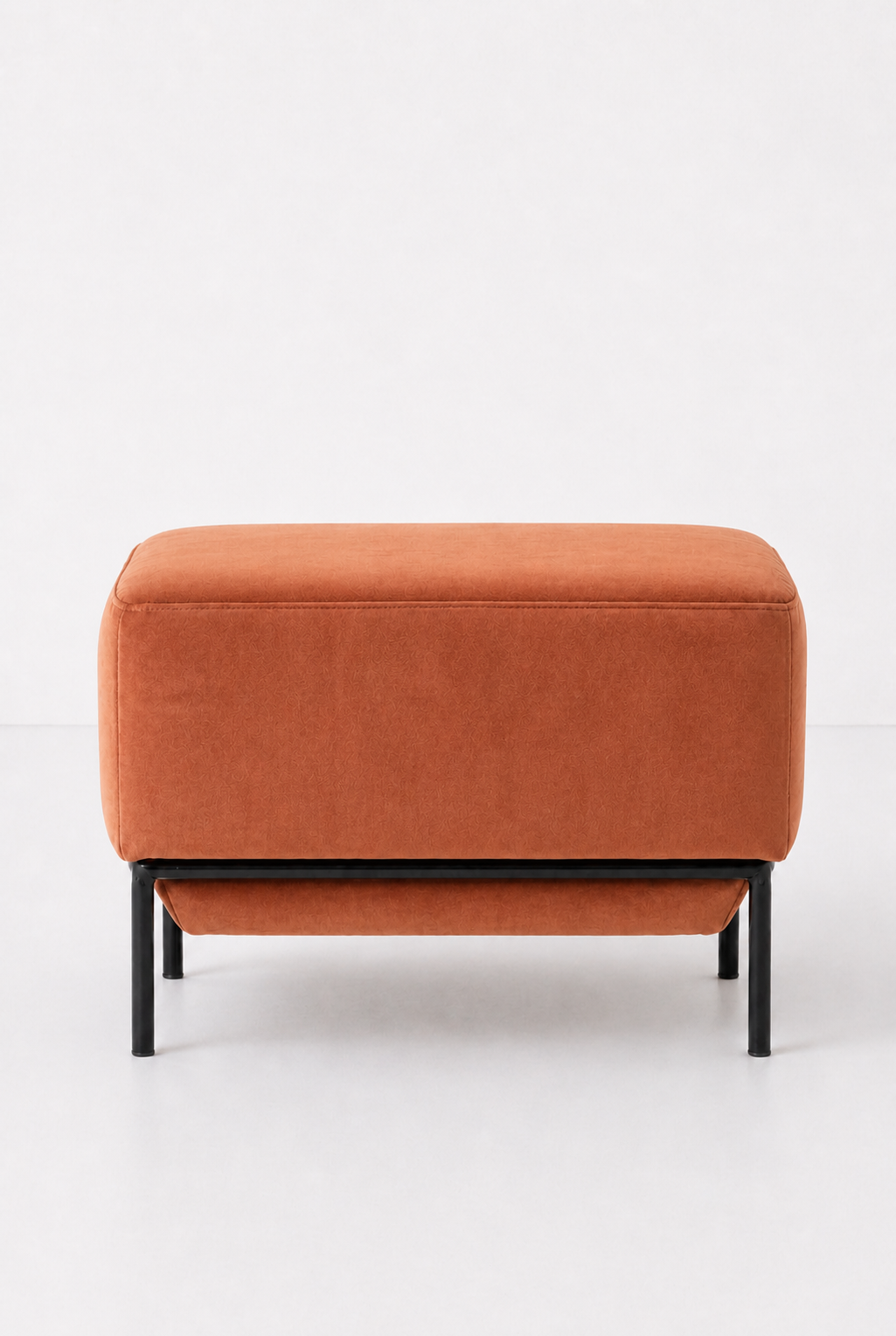 Lunis Warm Terracotta Compact Ottoman