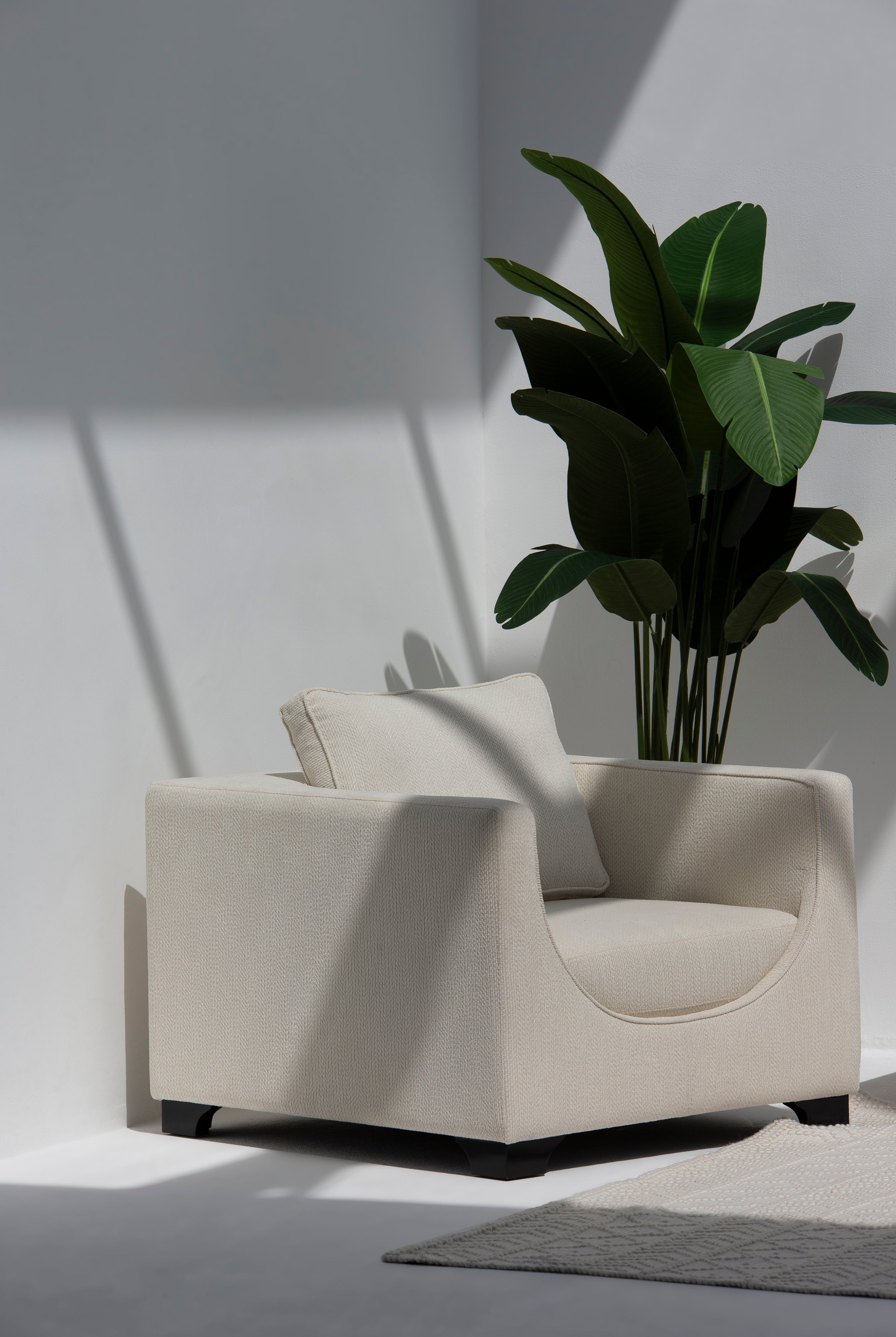 Malvina Beige Sofa Chair