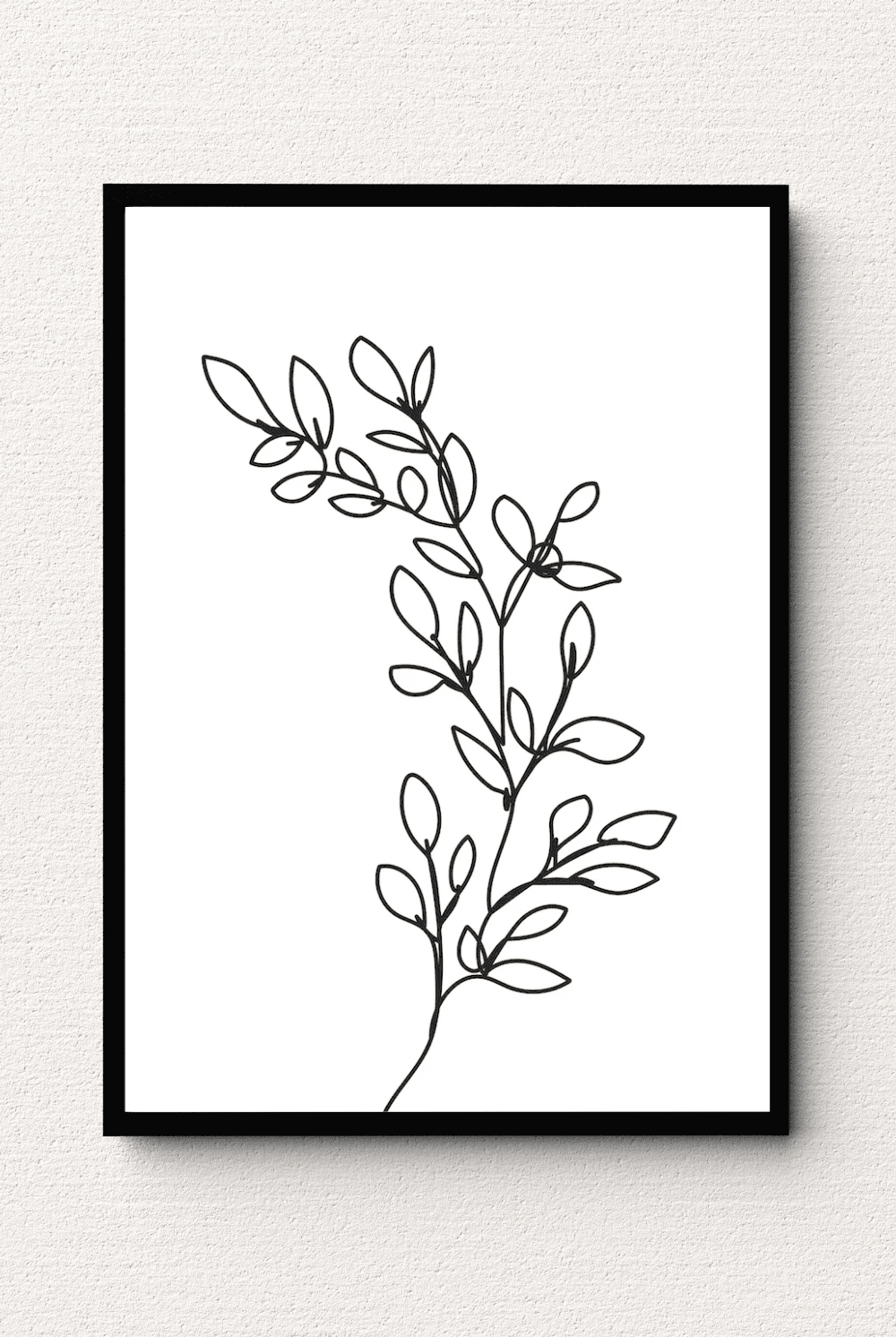 Midnight Botanical Symphony Wall Art