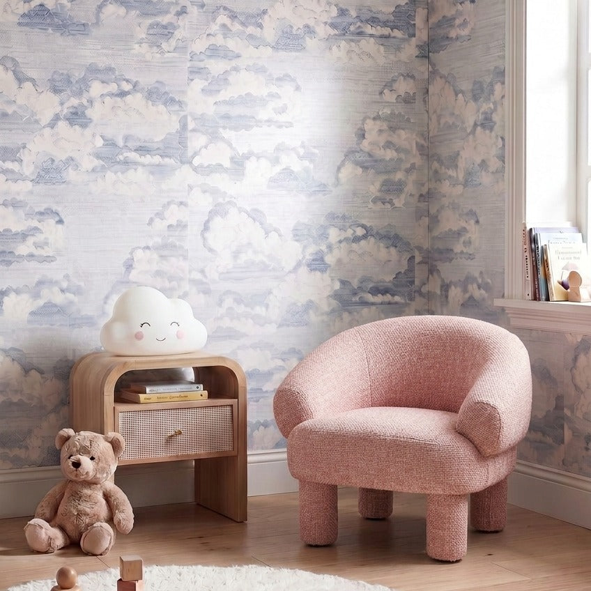 Mika Kids Mink Blush Lounge Chair
