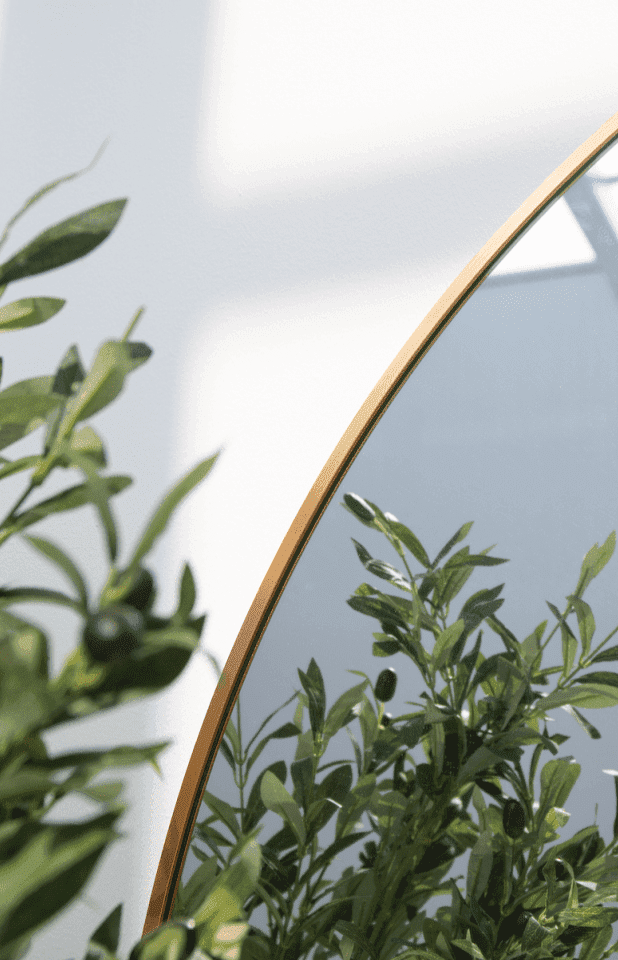 Gold Arch Vanity & Hallway Wall Mirror (2 Sizes) Mirrors